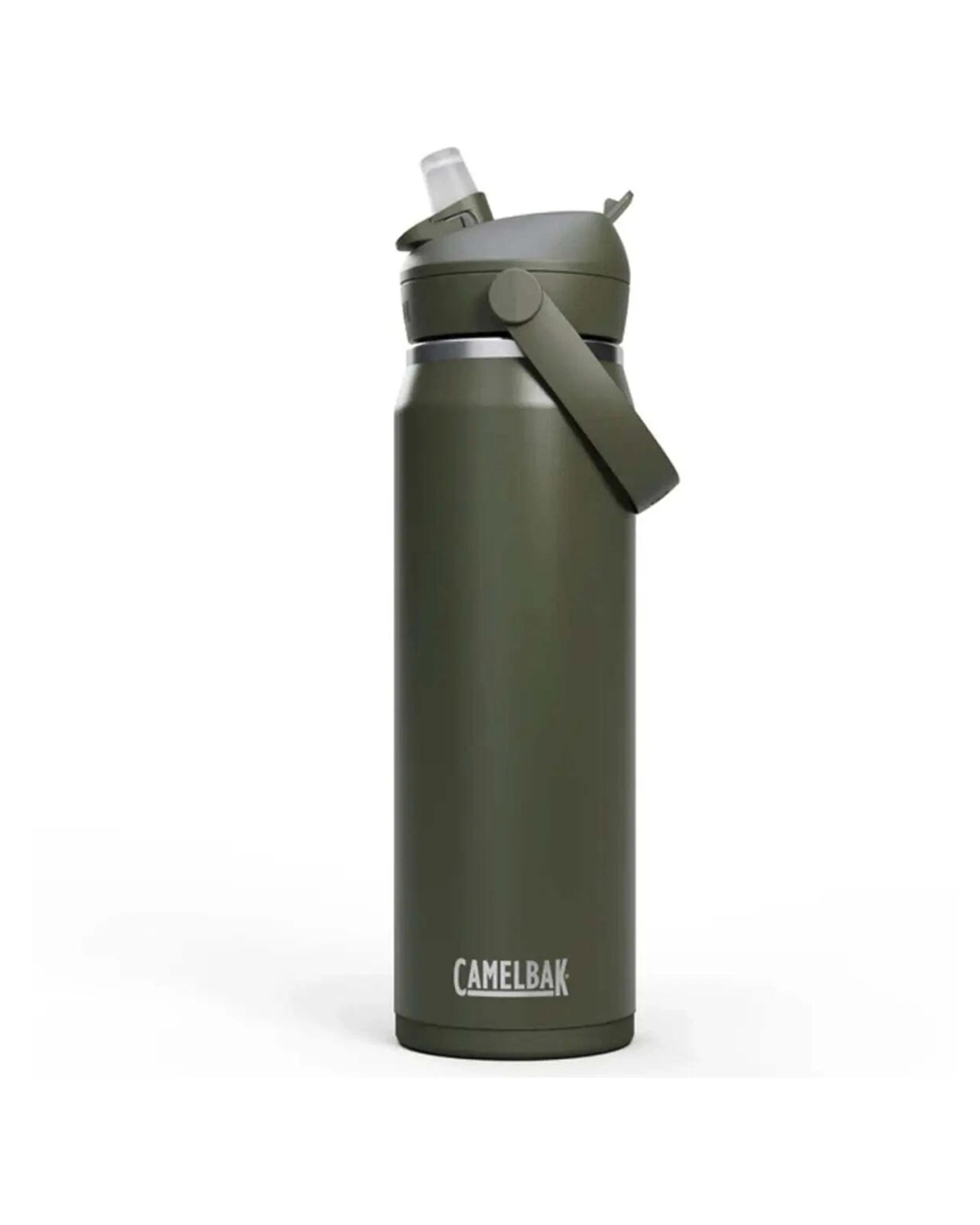 1 Camelbak Thrive Flip Straw Insulated Stainless Steel Drink Bottle Leakproof 750ml Moss - Green, 1 of 4