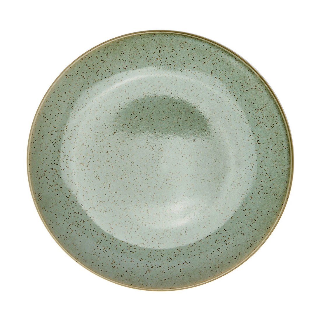 4 Green Glazed Side Plate, 4 of 5