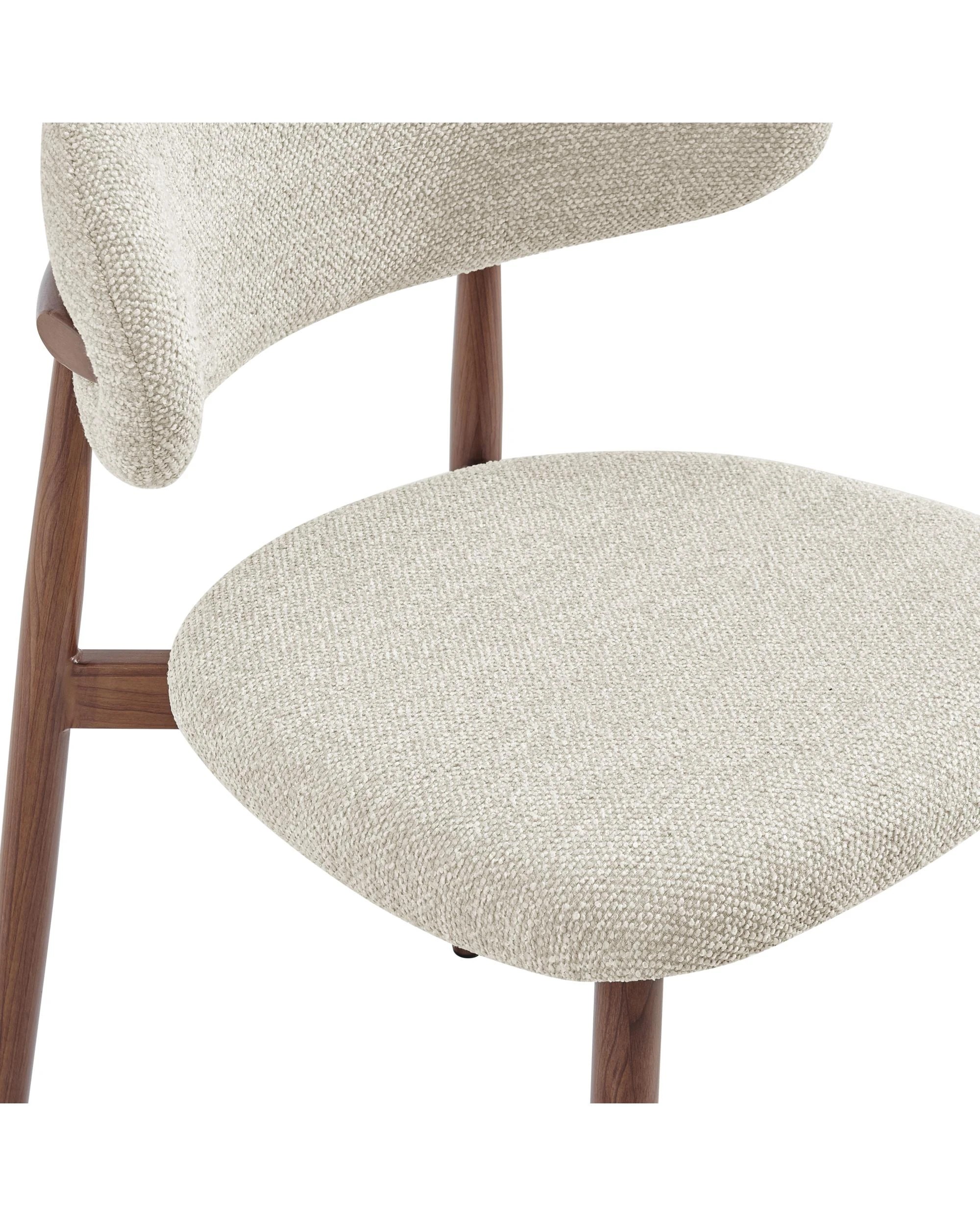 7 Kodu Dining Chairs Pair (Set of 2) - Beige, 7 of 10