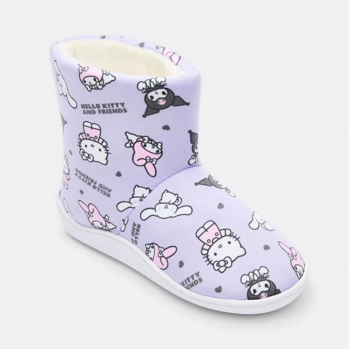 2 Senior Hello Kitty License Slipper Boots Hkitty Slb, 2 of 5
