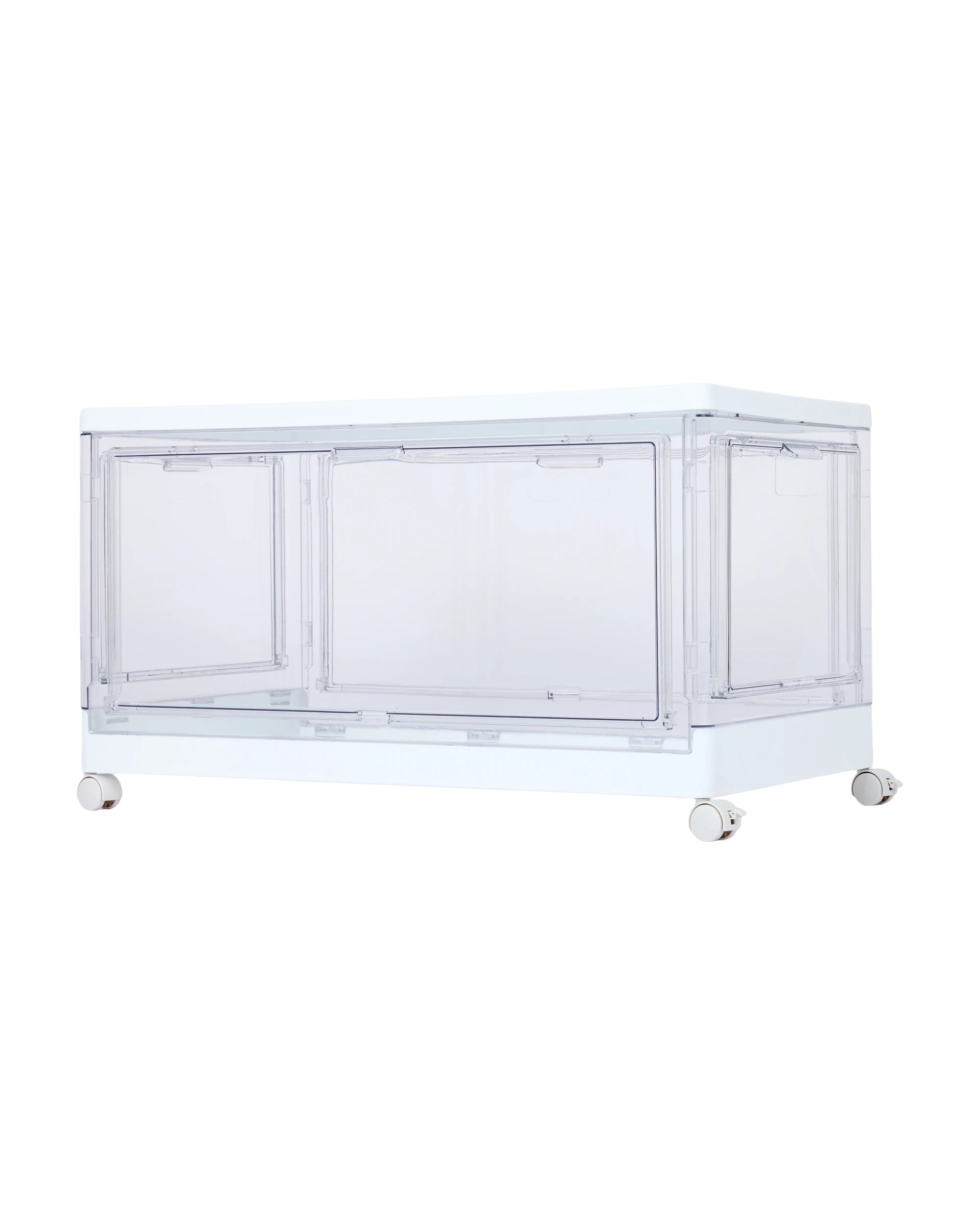 1 60L 4-Door Rectangle Collapsible Box, 1 of 10