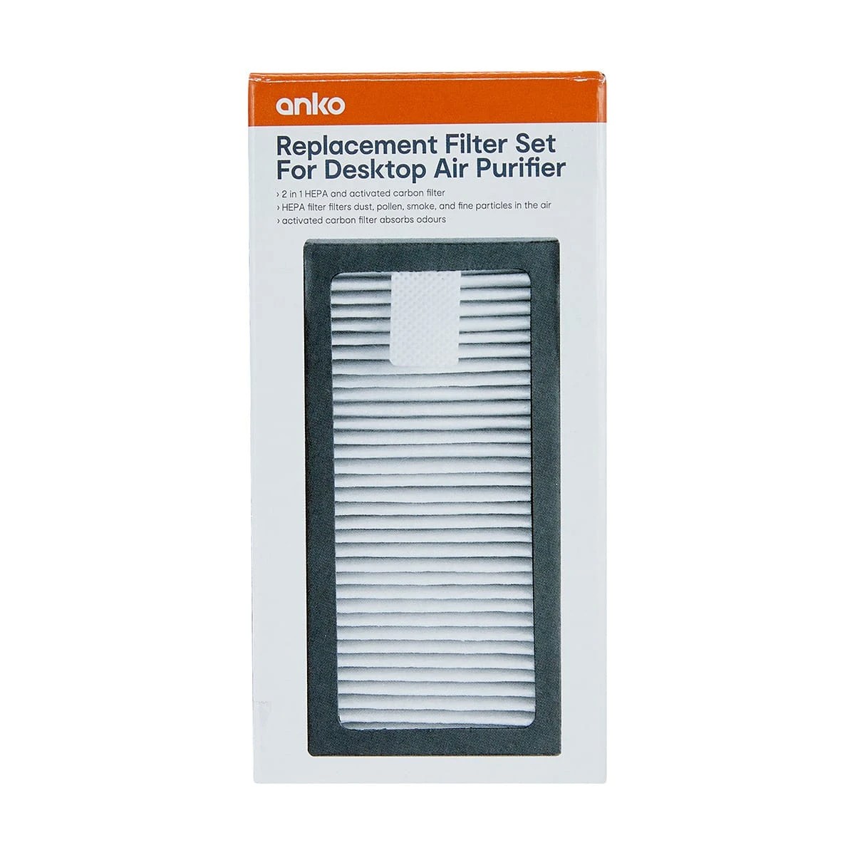 7 Replacement Filter Set for Desktop Air Purifier - White, 7 of 7