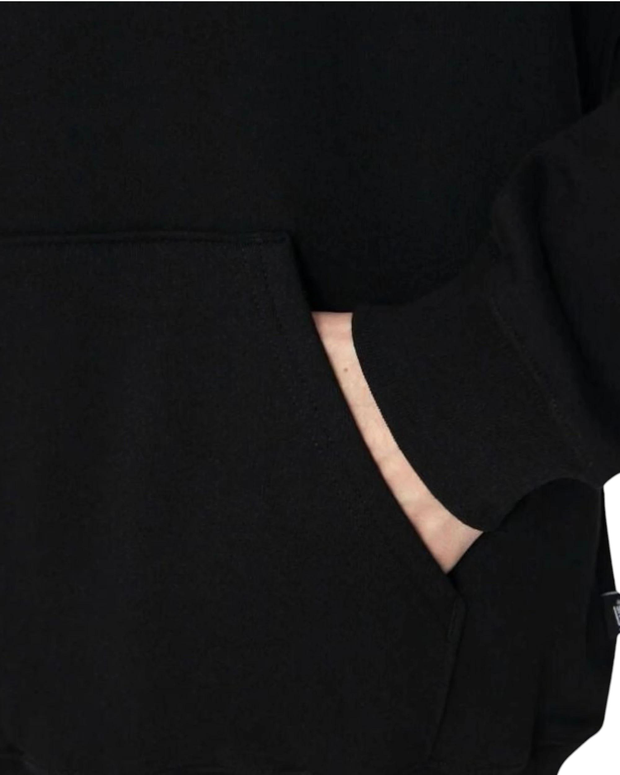 4 Vans Mens Arched Pullover Black Hoodie BLACK, 4 of 4