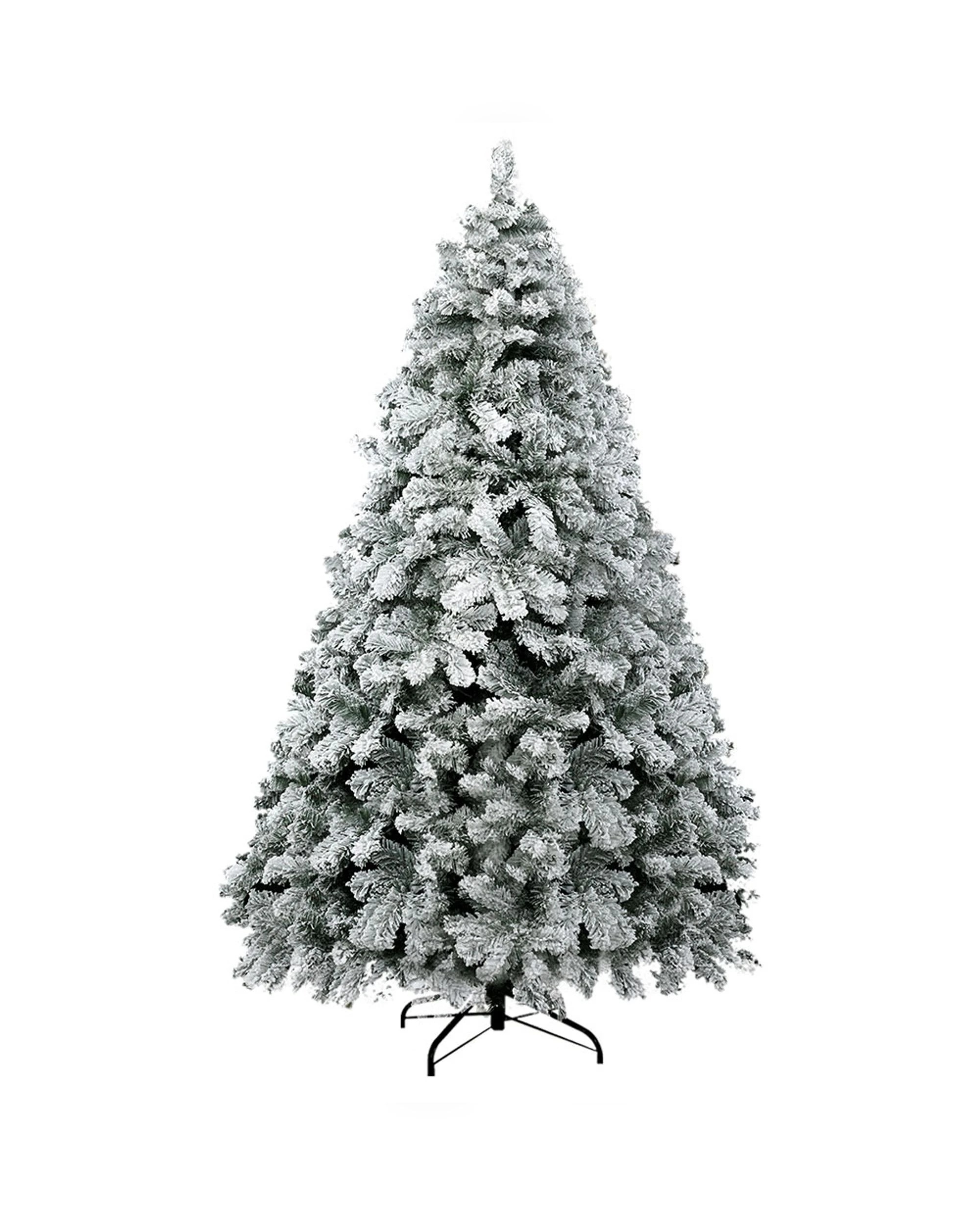 1 Jingle Jollys Christmas Tree 1.8m Snow Flocked Xmas Tree Decorations 468 Tips
 - Green, 1 of 3