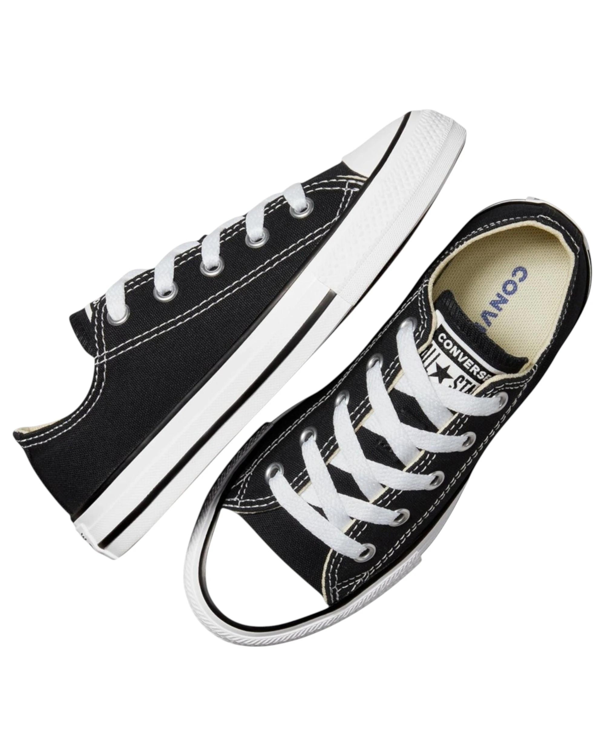 5 Converse Unisex Kids Chuck Taylor All Star Low Top Casual Shoes BLACK, 5 of 7