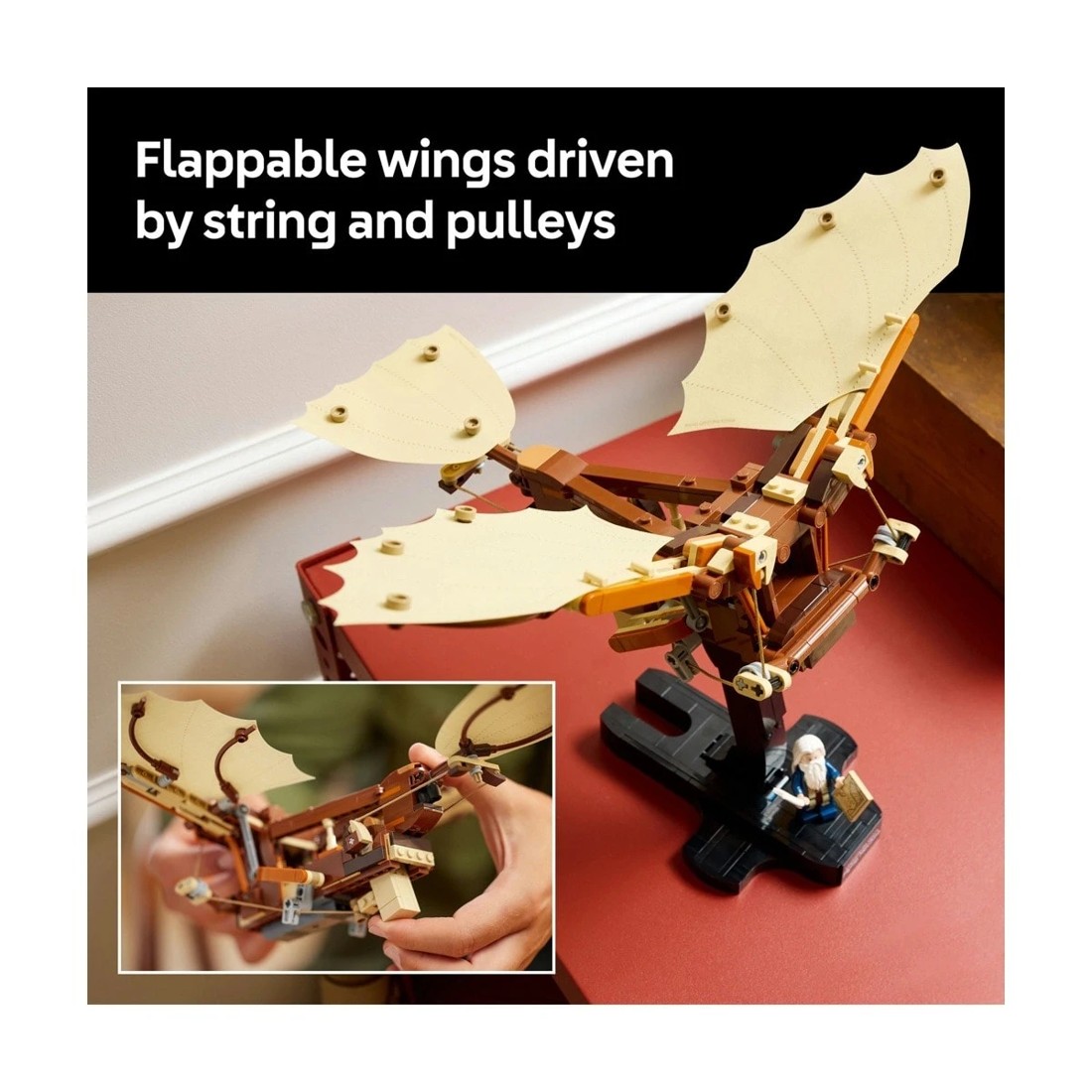 6 LEGO Icons Leonardo da Vinci's Flying Machine 10363, 6 of 10