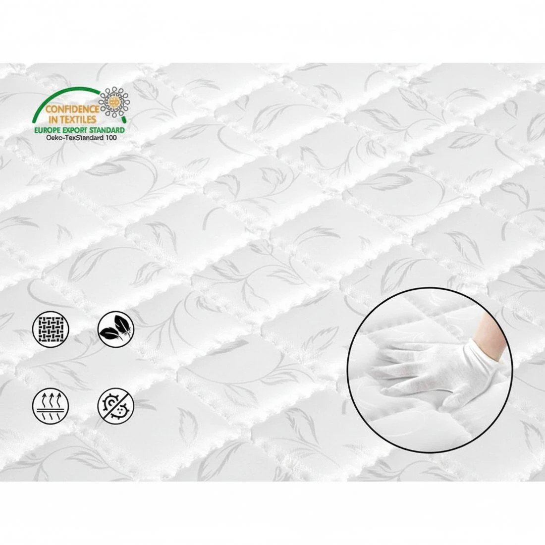 5 Giselle Bedding 16cm Mattress Tight Top Single - Single Bed - Multi, 5 of 6