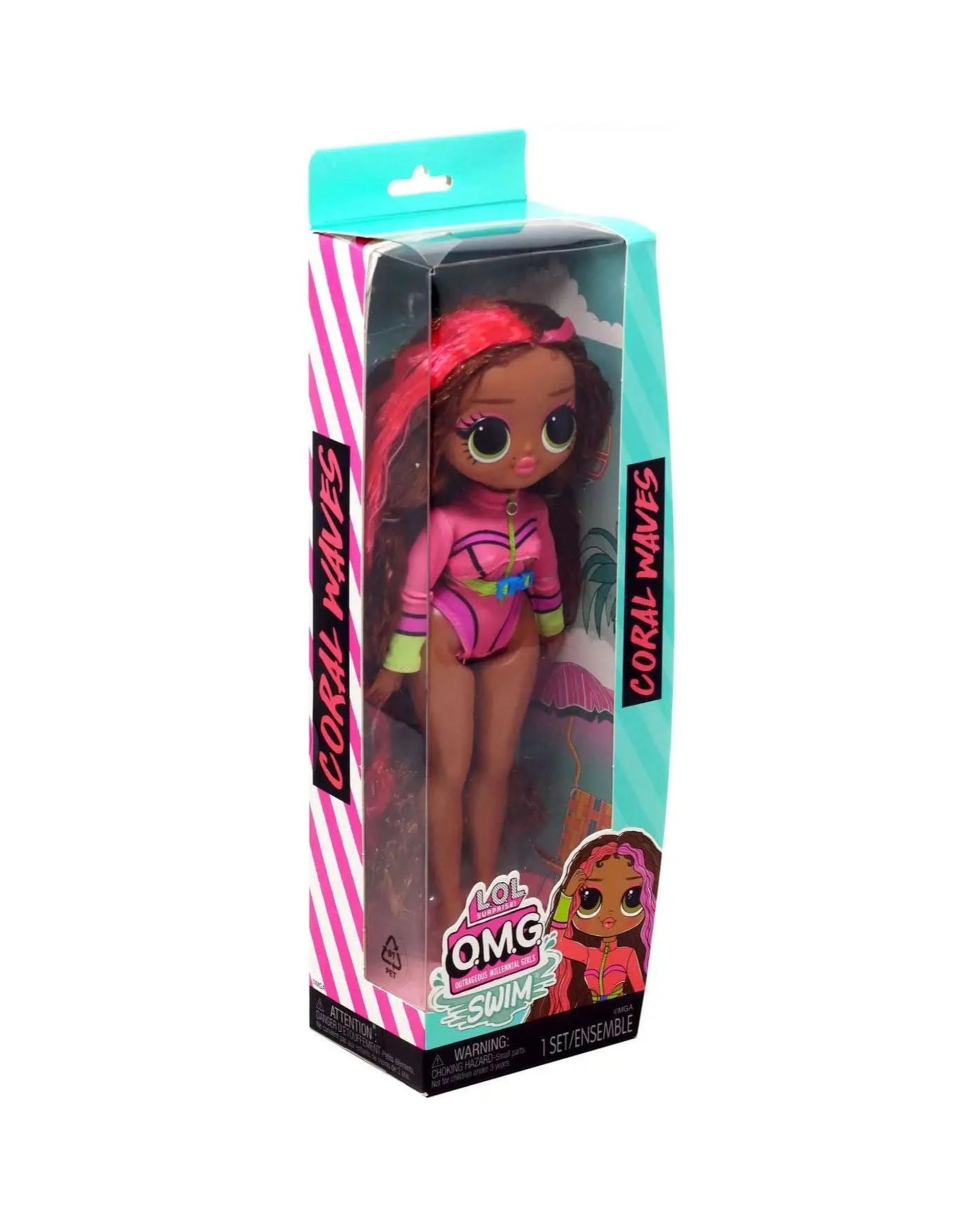 4 L.O.L. Surprise O.M.G. Swim Coral Waves Doll, 4 of 4