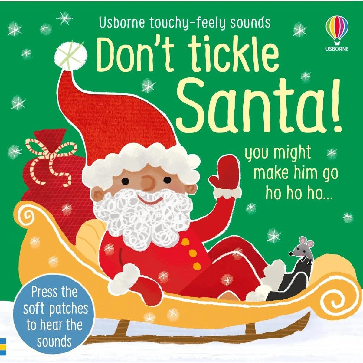 1 Usborne Touchy-Feely Sounds: Don't Tickle Santa! - Book, 1 of 1