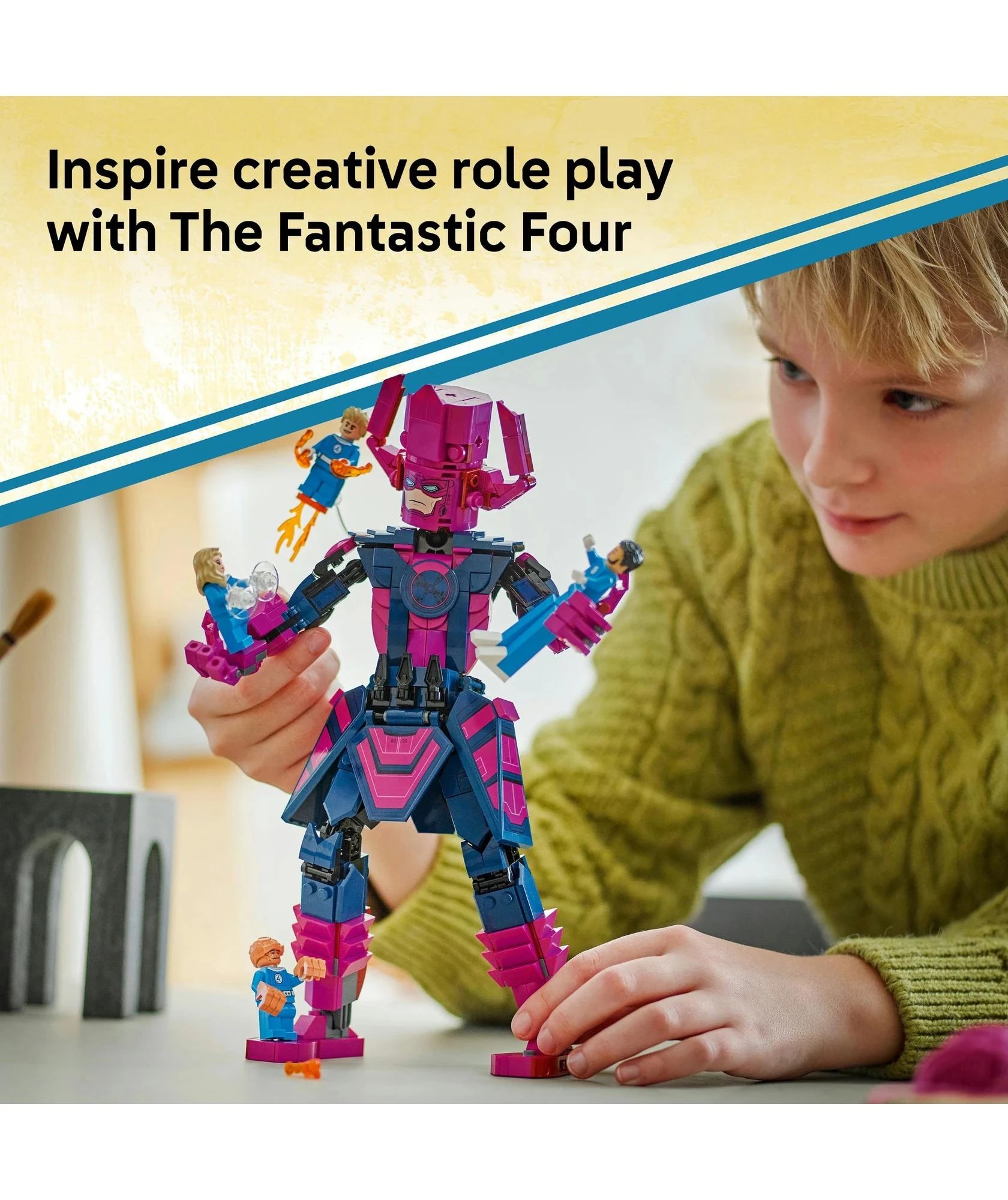 5 LEGO® Super Heroes Mavel Fantastic Four vs. Galactus Construction Figure 76316 - Multi, 5 of 10