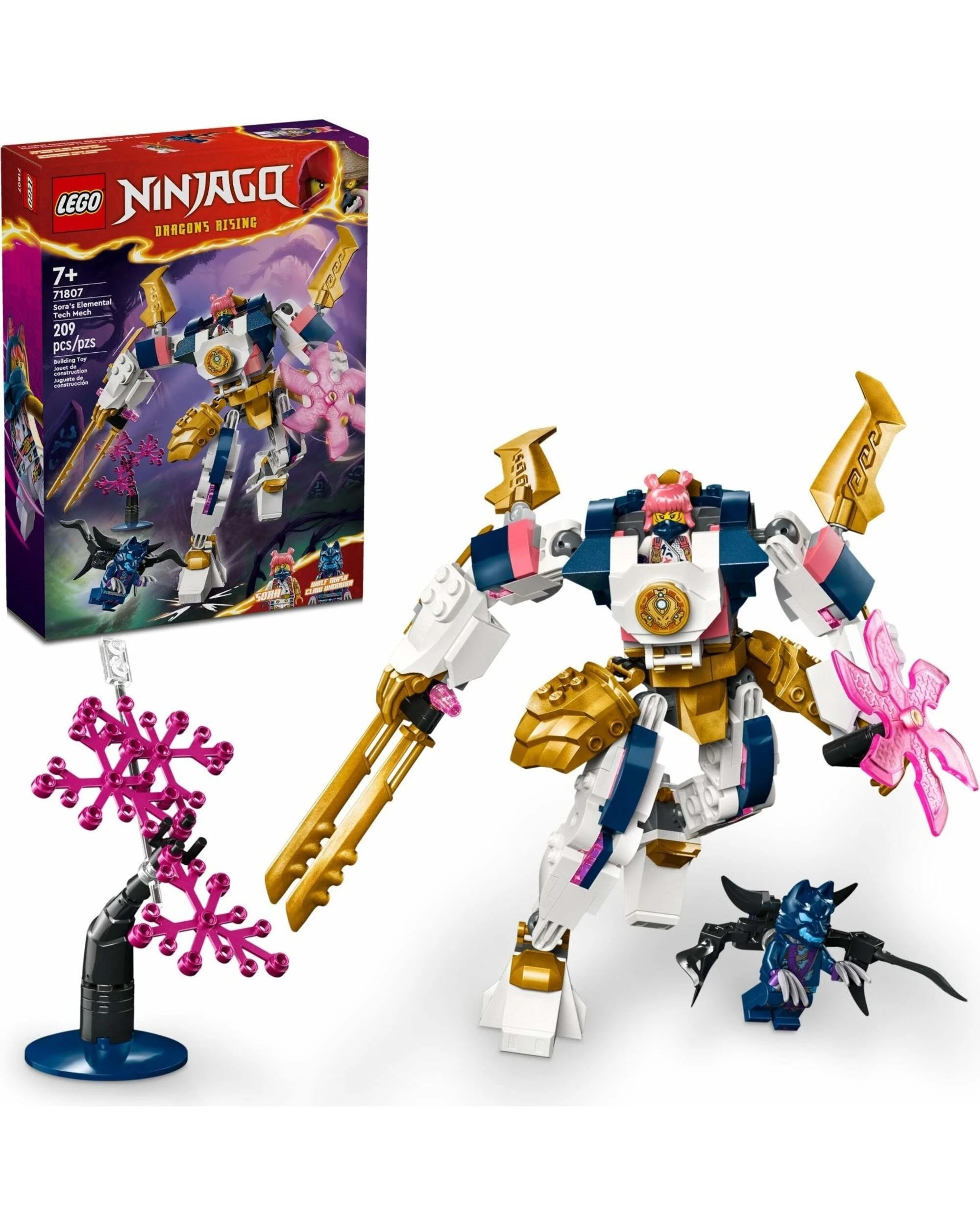 1 LEGO Ninjago 71807 Sora's Elemental Tech Mech, 1 of 5