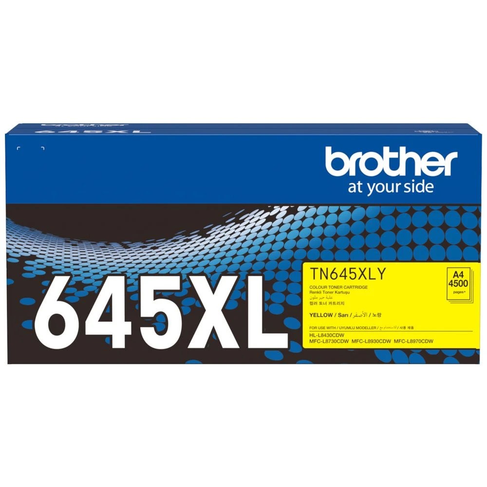 1 Brother TN645XLY Yellow Toner, 1 of 5