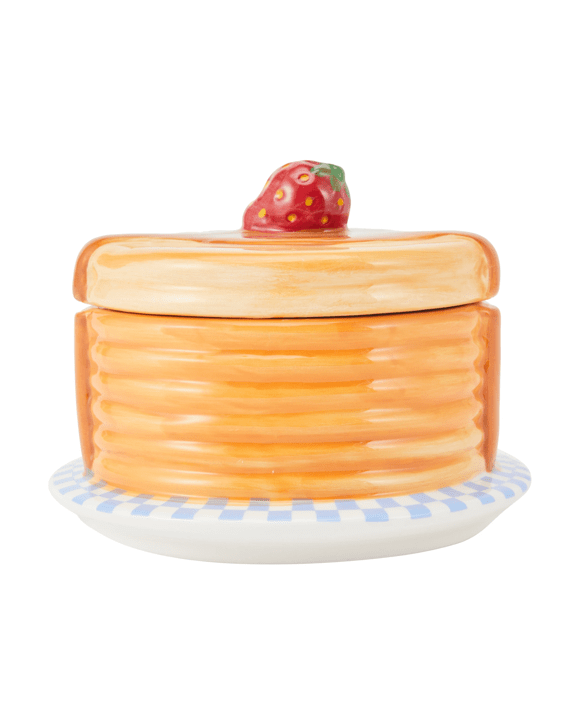 Ceramic Pancake Stack Candle