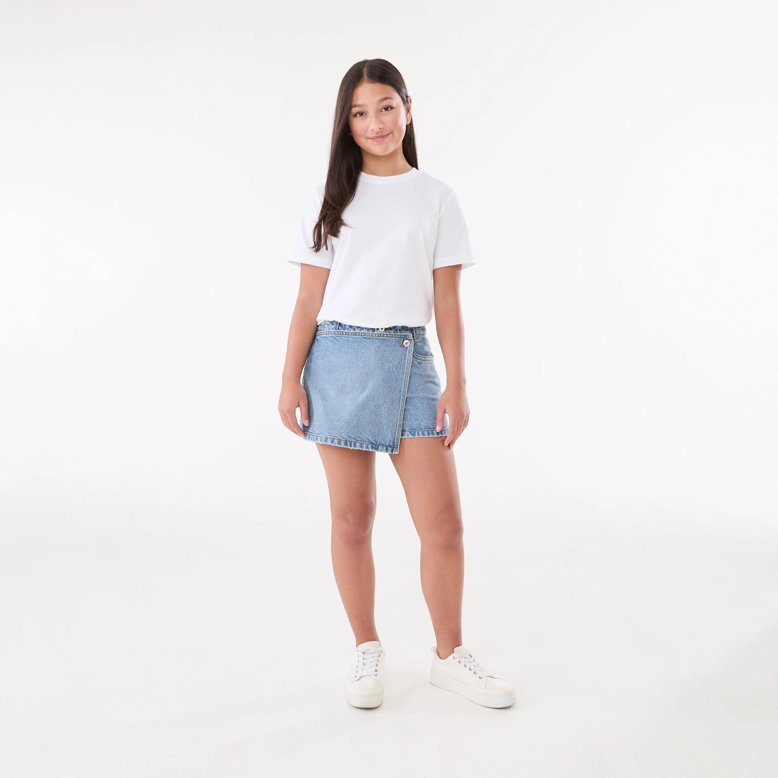5 Denim Skort LIGHT WASH, 5 of 6