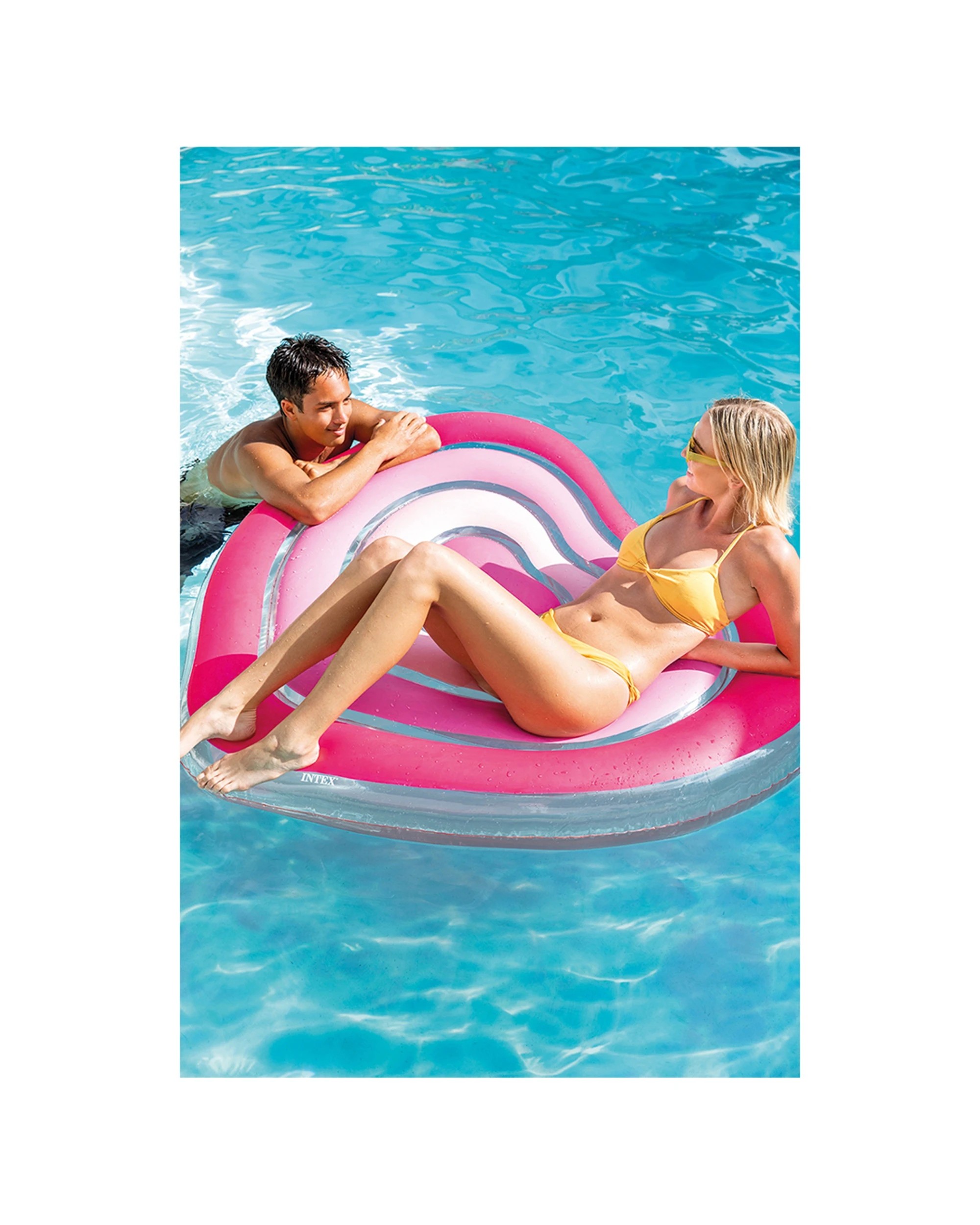 7 Intex Sweetheart Inflatable Pool Lounge/Float, 7 of 8