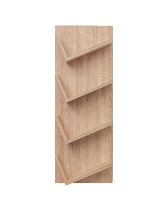 European Cabinetry Barcelona Display Shelf Swiss Krono Boards Oak - Natural