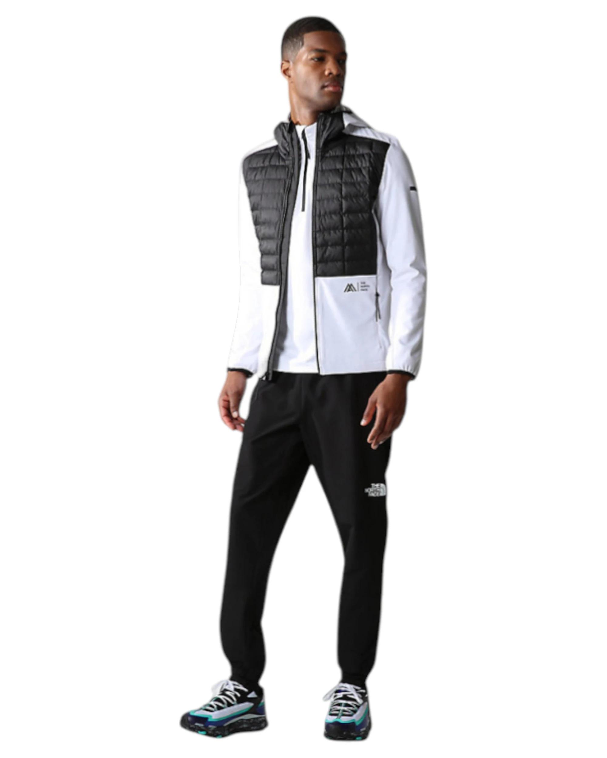 2 The North Face Mens Black/White Lab Hybrid Thermoball Hooded Jacket BLACK/ WHITE, 2 of 7