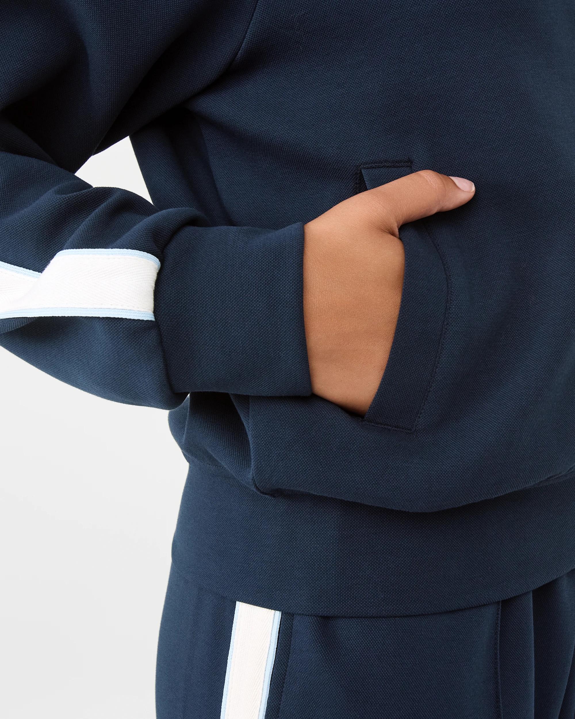 5 Active Womens Retro Zip Through Shade Navy, 5 of 10