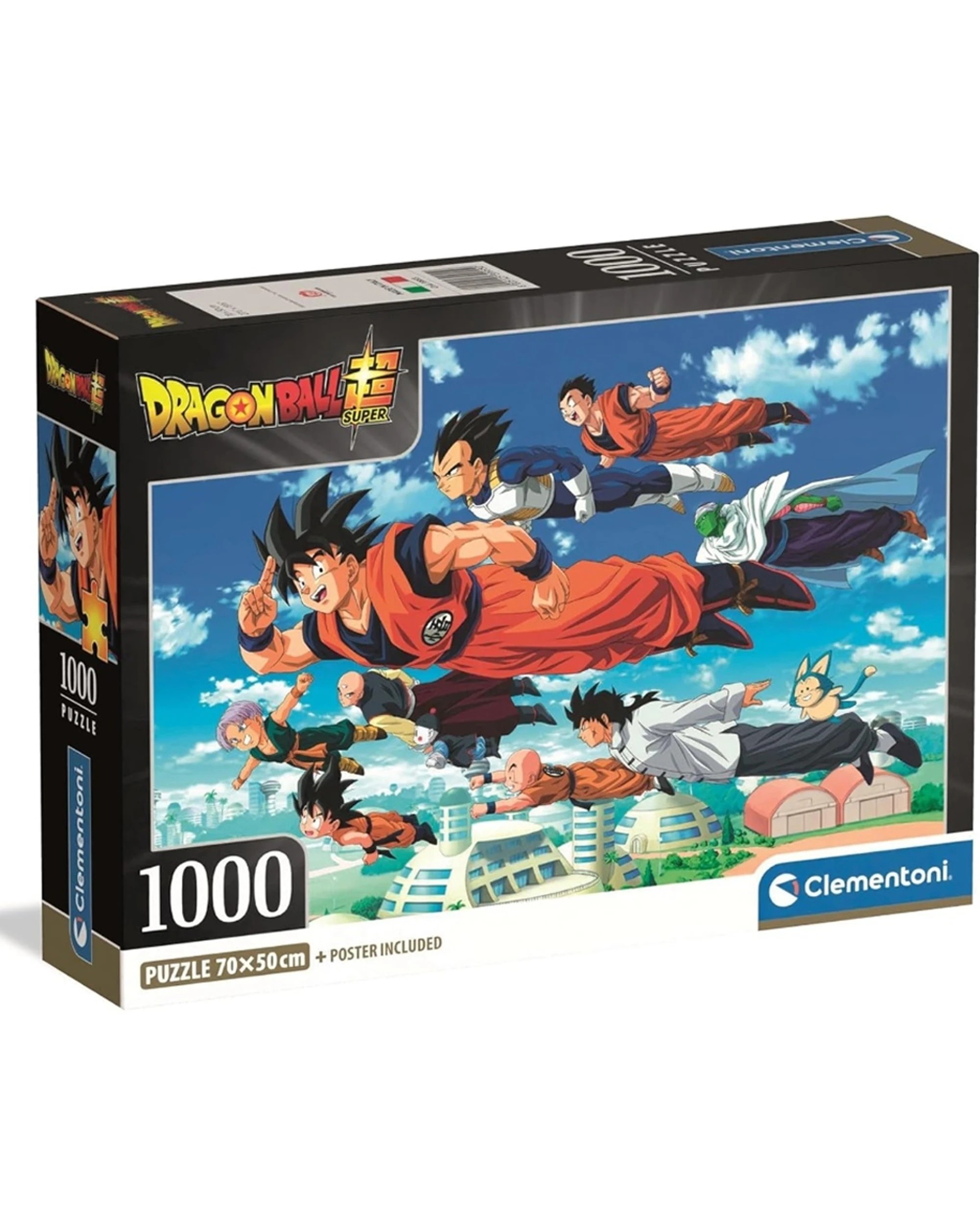 1 Clementoni Dragon Ball Z 1000 Piece Jigsaw Puzzle Poster Included 70x50cm, 1 of 2