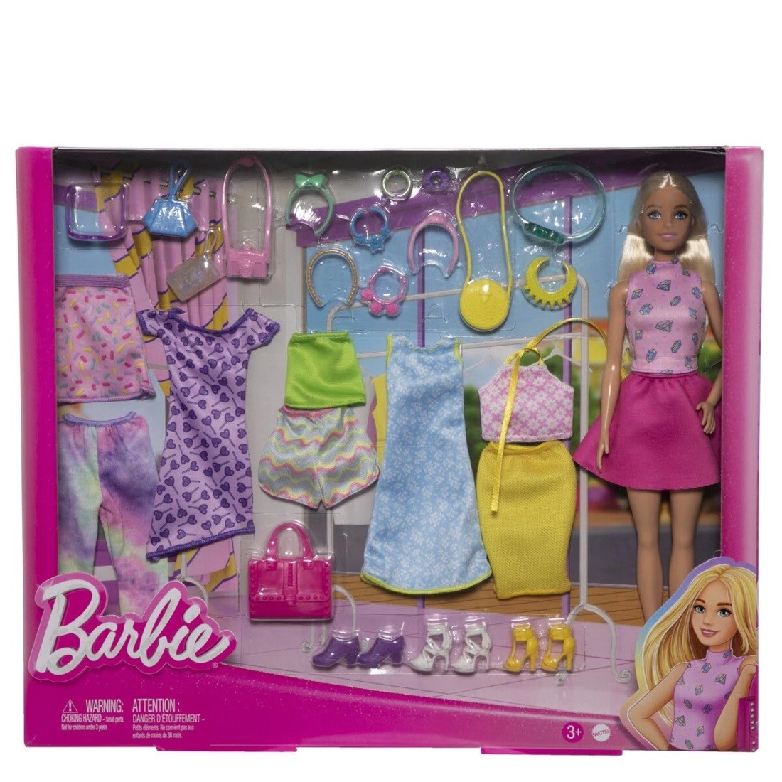 1 Barbie Mix-and-Match Fashion Clothes and Doll, 1 of 6