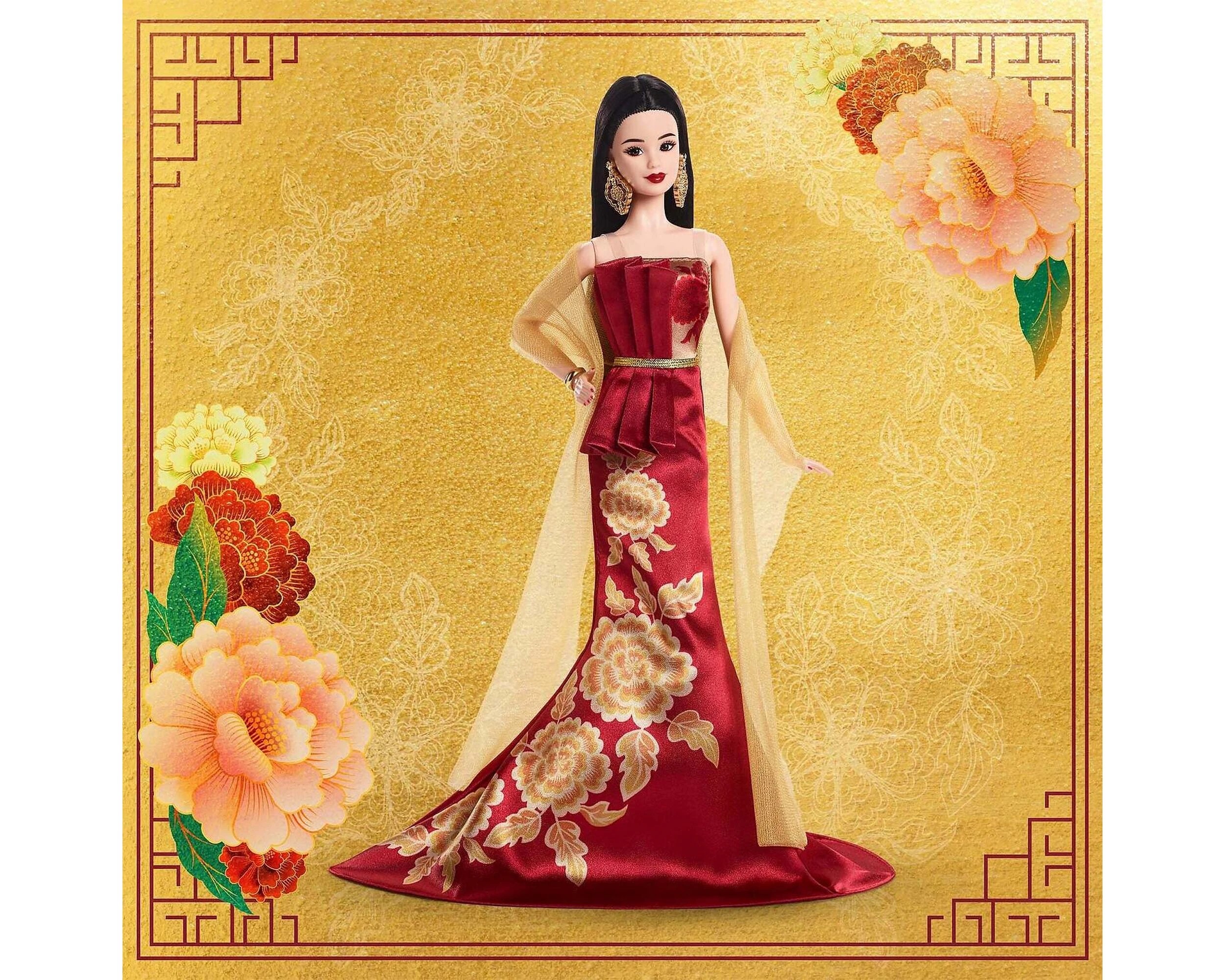 Barbie - Signature Lunar New Year Fashion Doll - Mattel - Red - Kmart