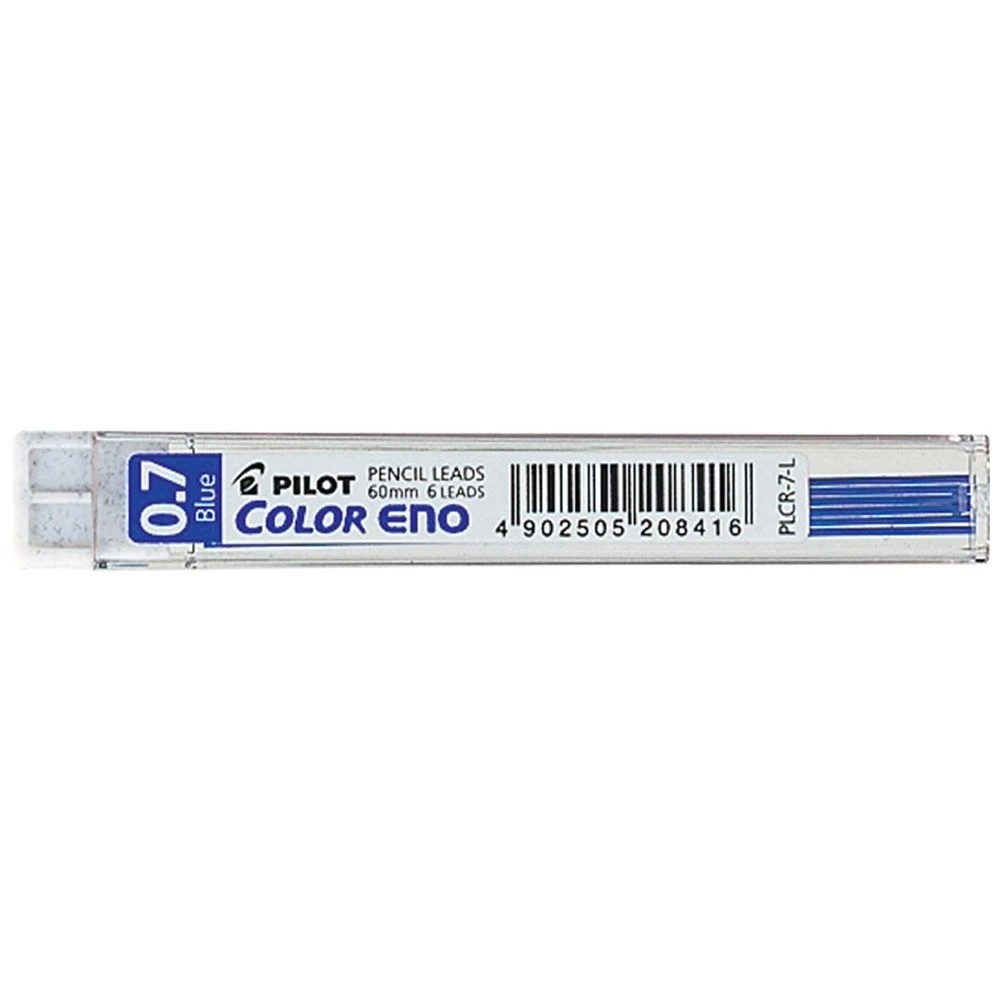 1 PILOT Colour Eno Mechanical Pencil Lead Refills 0.7 Blue, 1 of 2