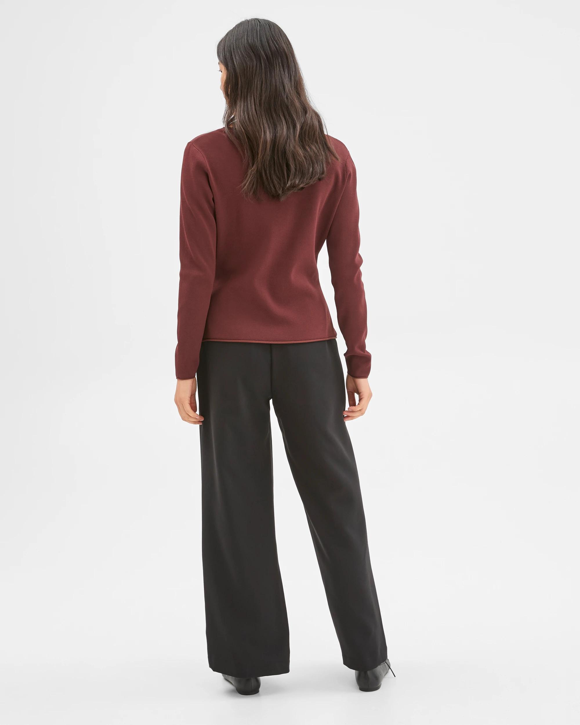 6 Preview Ultimate Long Sleeve Sweater RUM RAISIN, 6 of 6