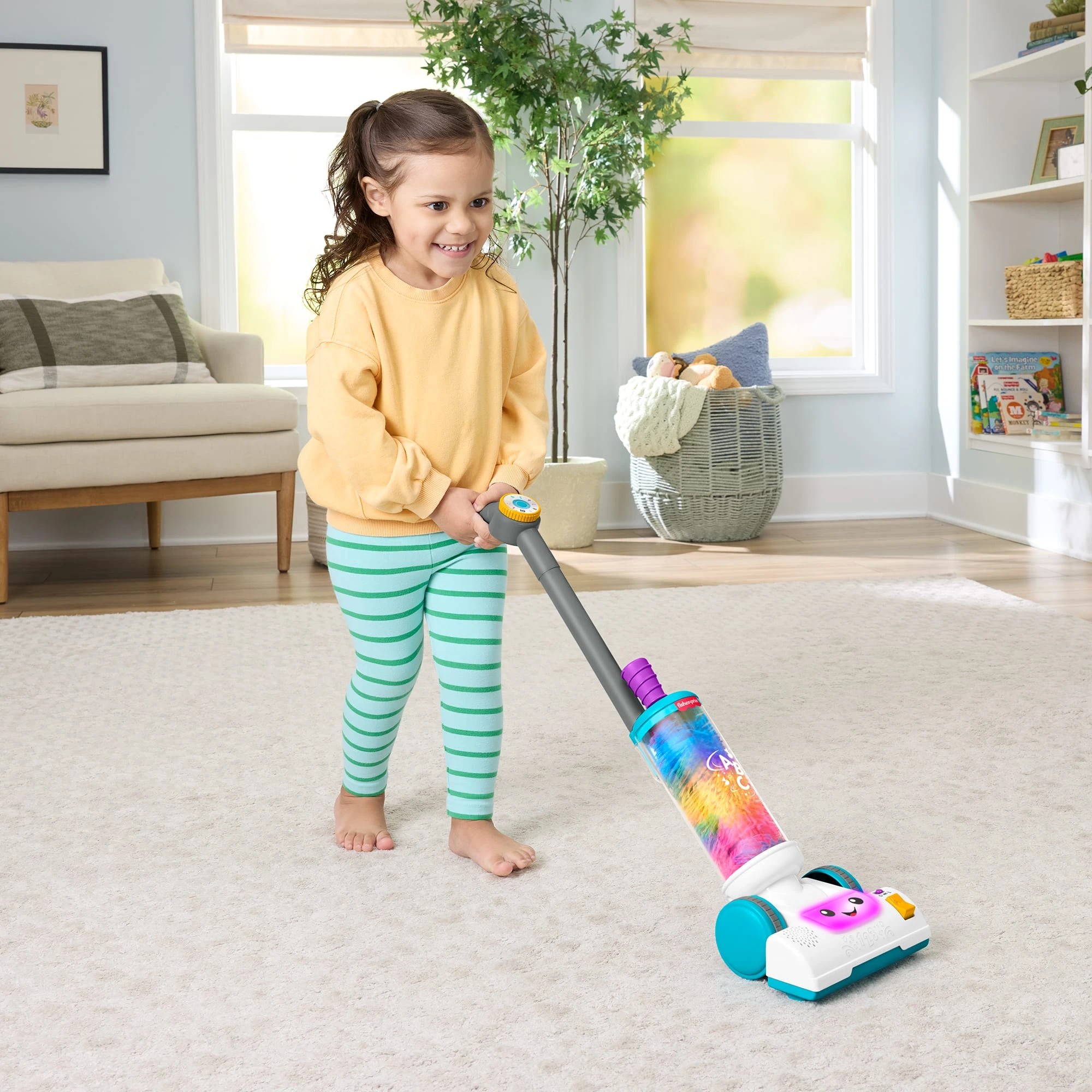 6 Fisher-Price Laugh and Learn 2-in-1 Vacuum, 6 of 6