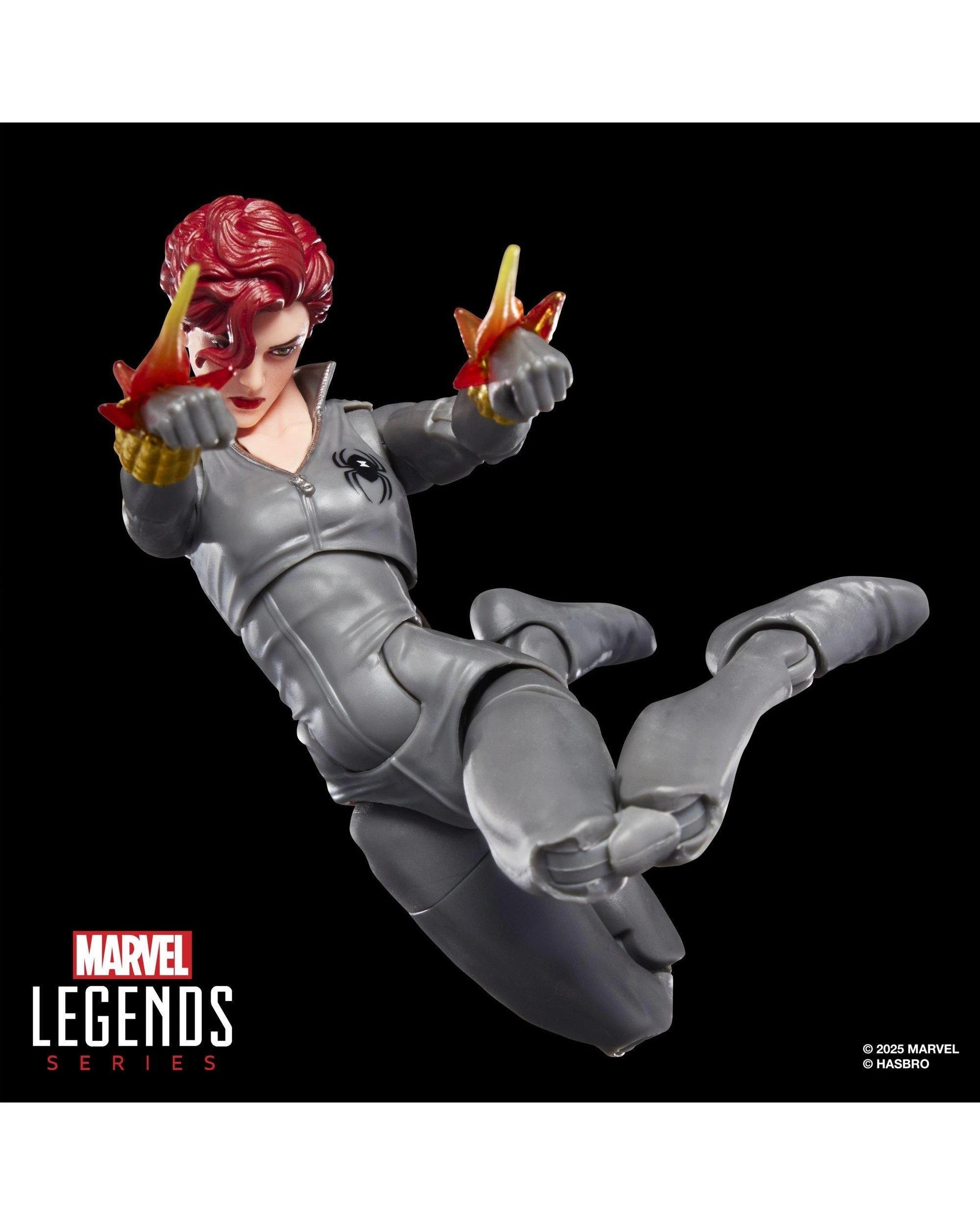 6 Marvel Legends Series Uncanny X-Men Black Widow Action Figure, 6 of 10