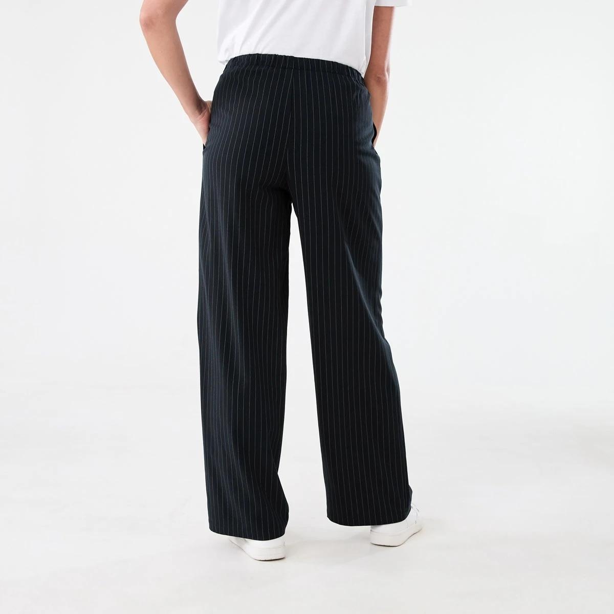 3 Pull On Pants Navy Strp, 3 of 5