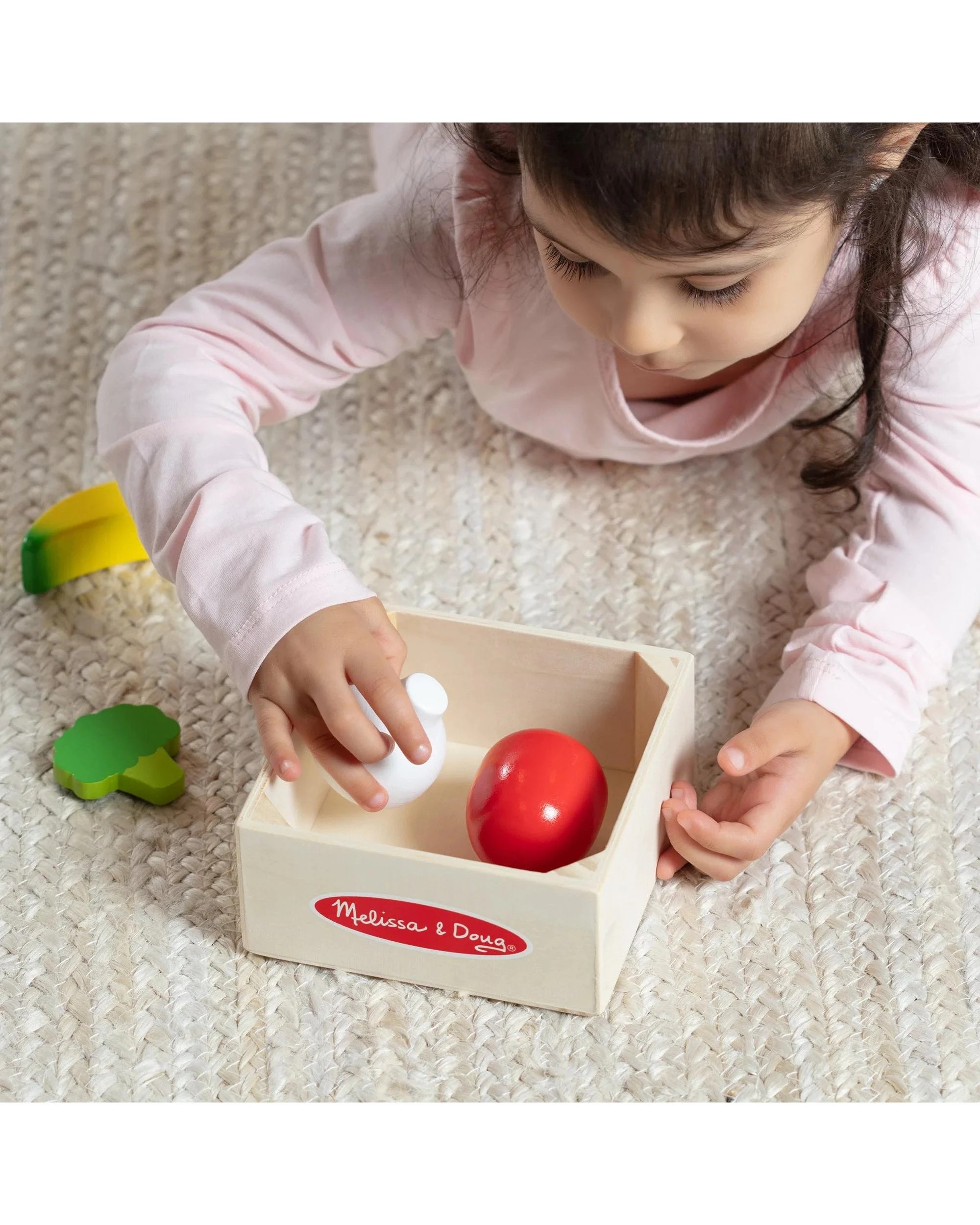 6 Melissa and Doug Wooden Food Groups Produce Play Set, 6 of 7