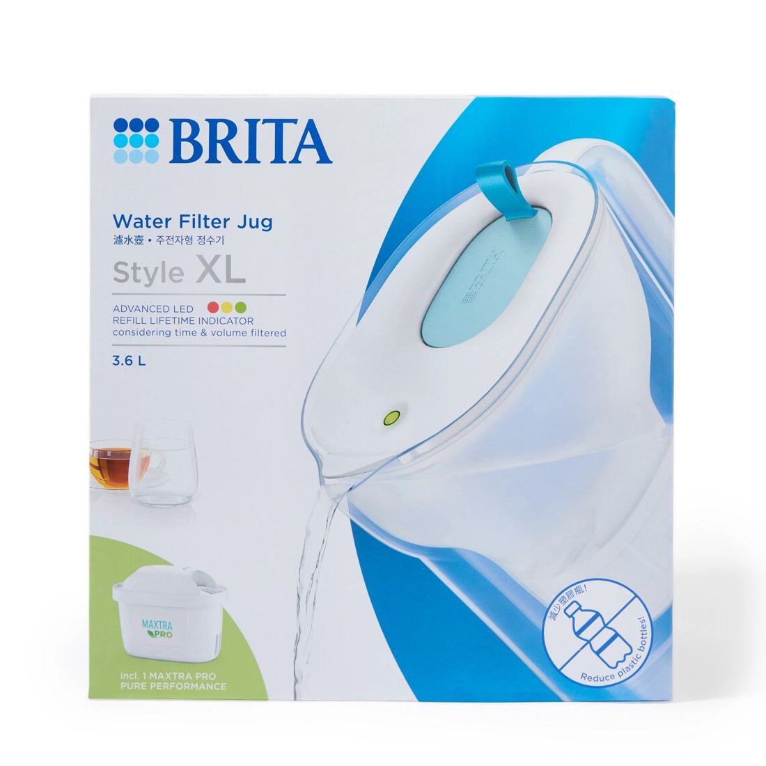 7 3.6L Brita Style XL Water Filter Jug - Blue, 7 of 7