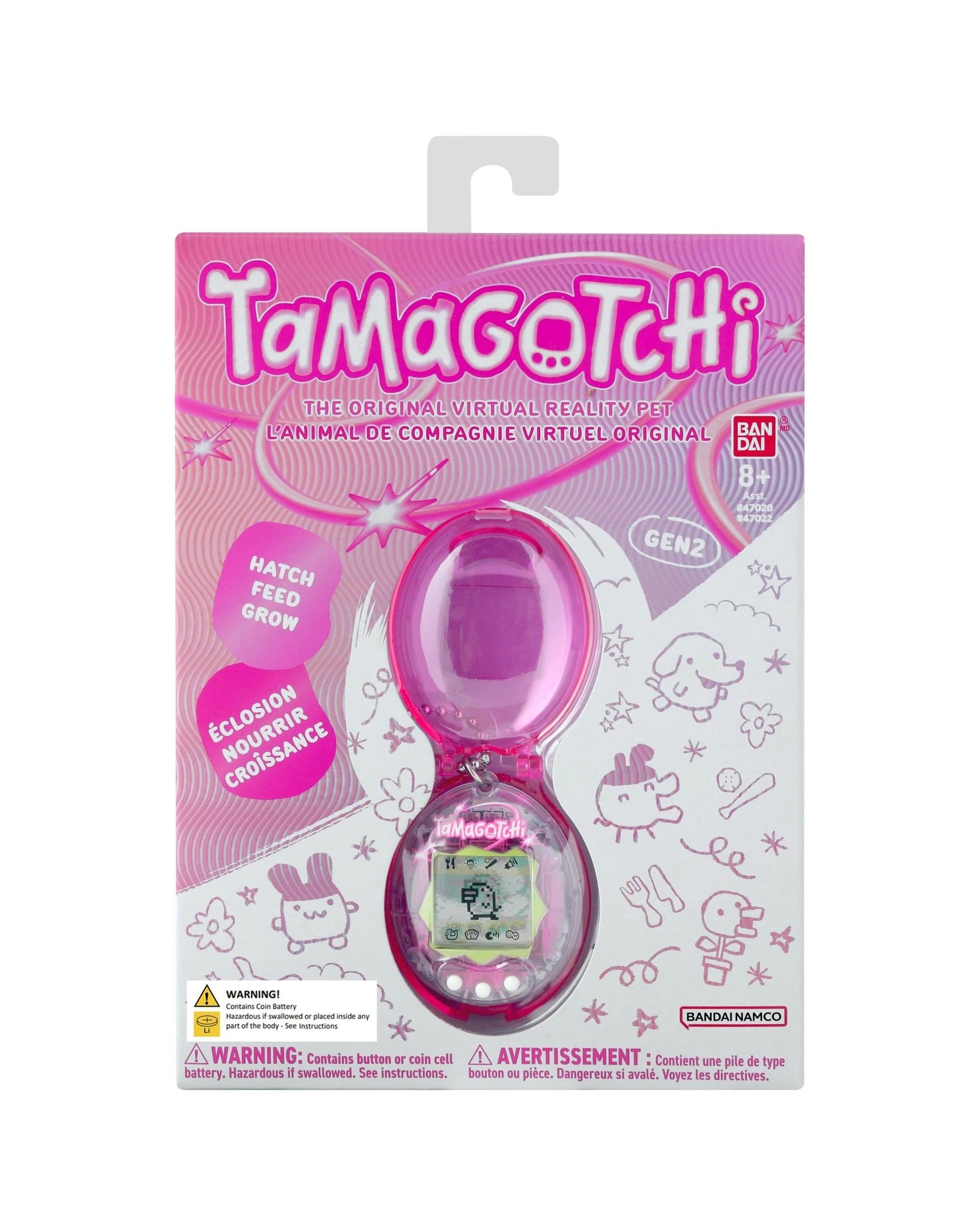 1 Tamagotchi Original Gen 2 - Y3K Raspberry, 1 of 9