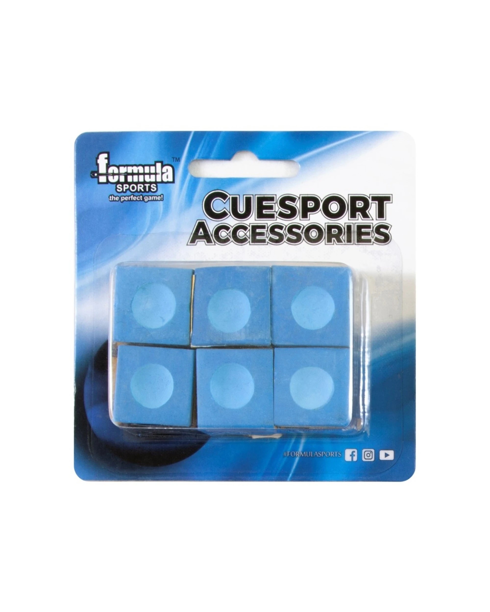 2 Formula Sports 6pc Pioneer Cue Chalk Square Tournament Quality - Green, 2 of 4
