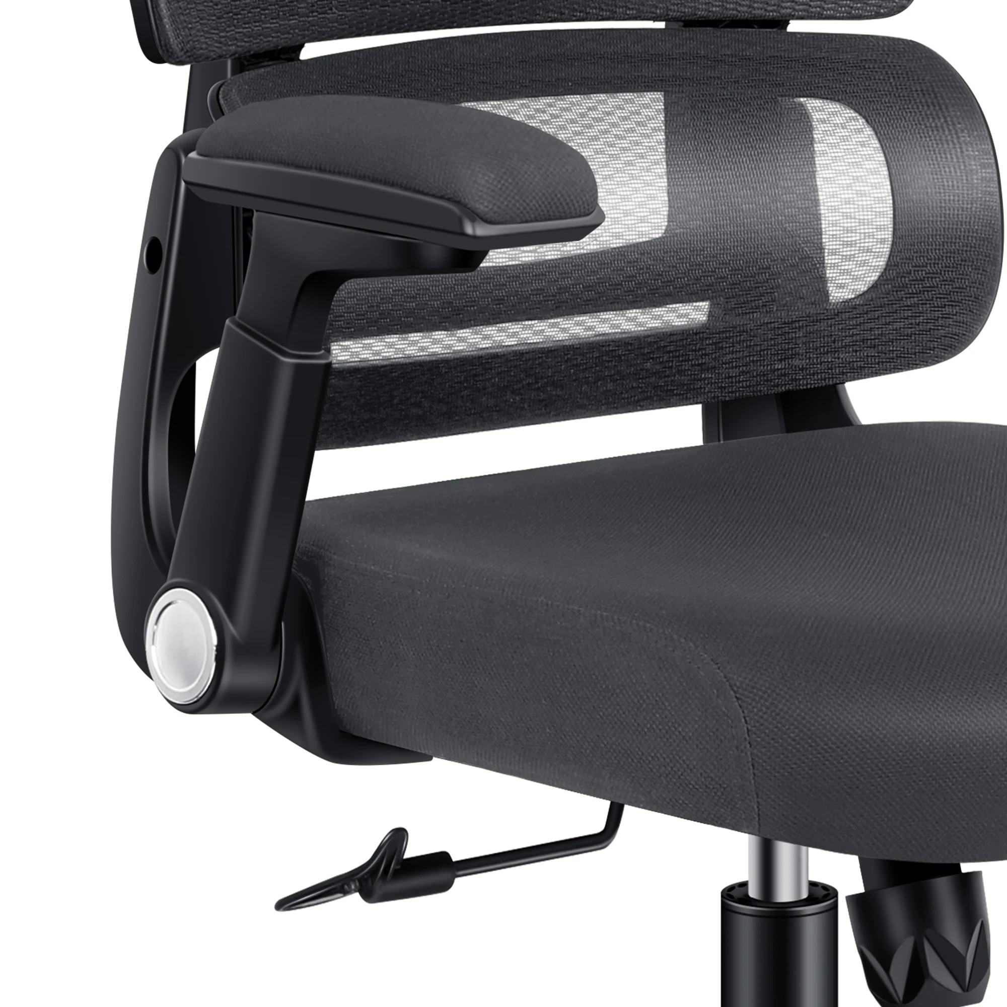 6 Alfordson Mesh Office Chair Executive Computer Gaming Seat Tilt Study Work - Grey, 6 of 10