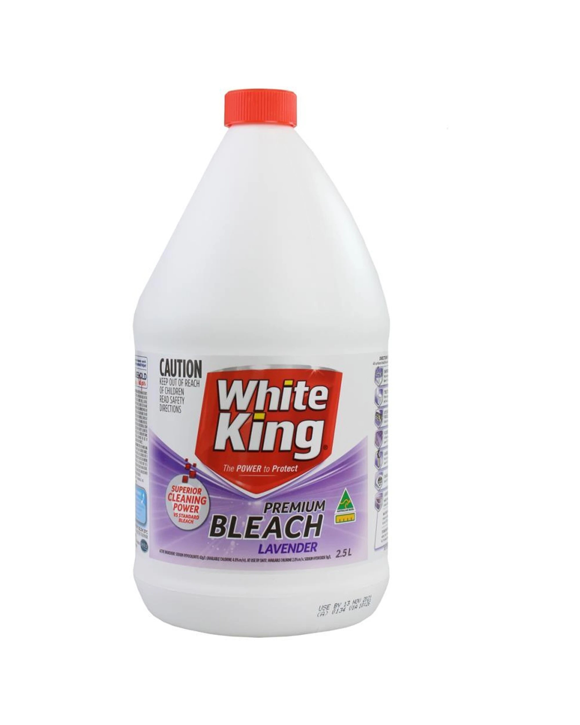 2 White King Premium All Purpose Bleach Cleaner 8 Pack 2.5L Lavender - White, 2 of 4