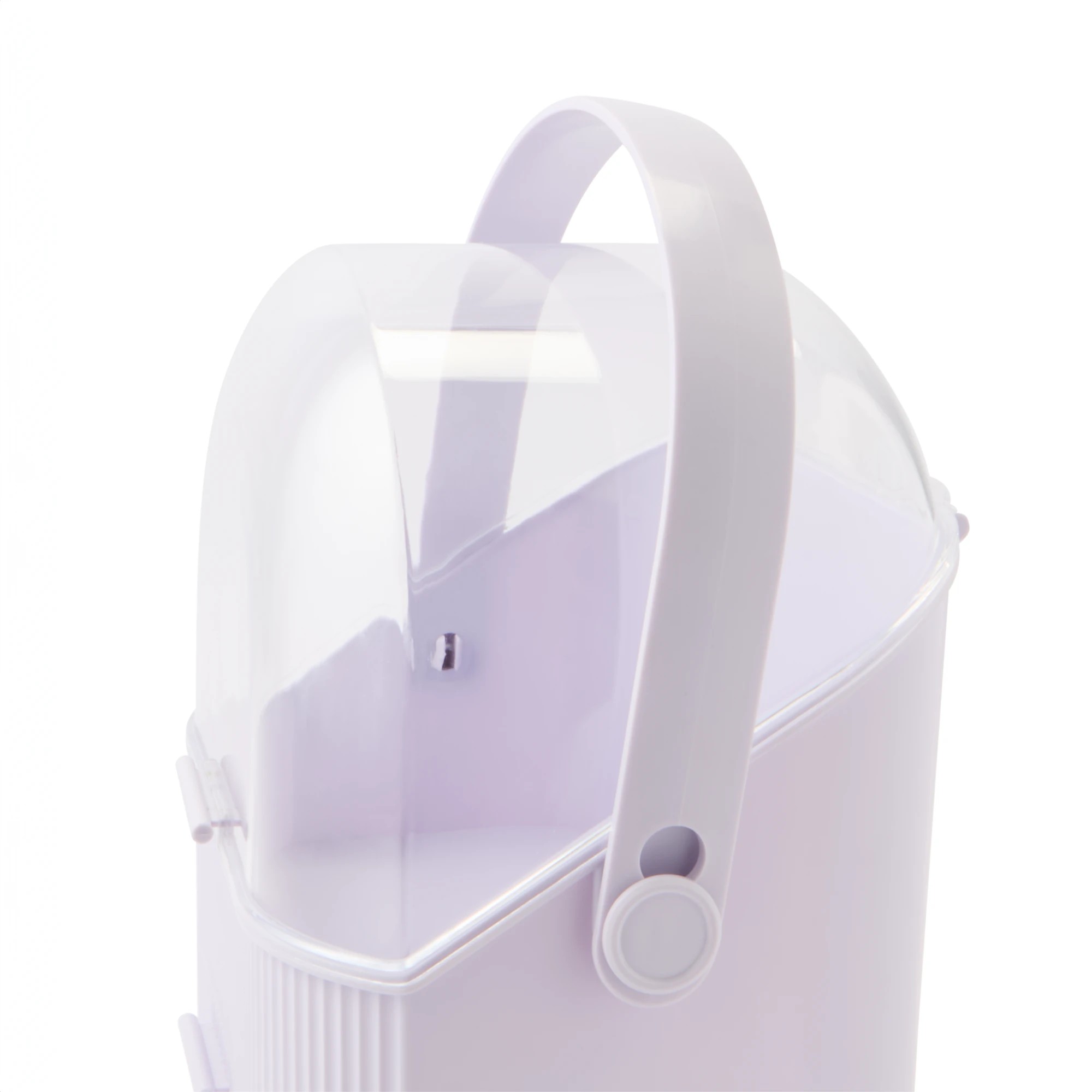 8 Cosmetic Organiser with Drawer - Lilac, 8 of 10
