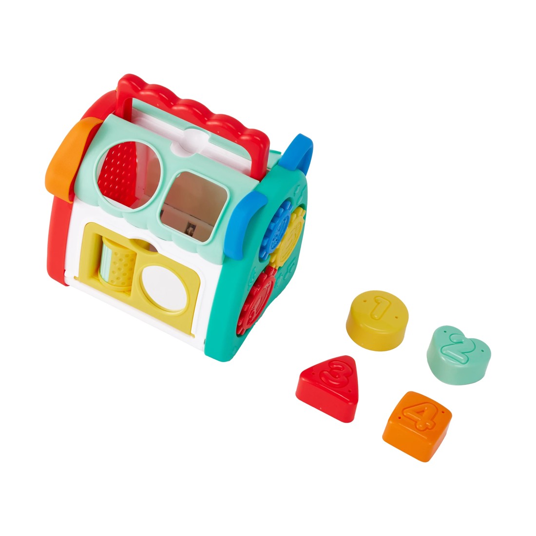 2 5 Piece Play & Learn Shape Sorter House, 2 of 10