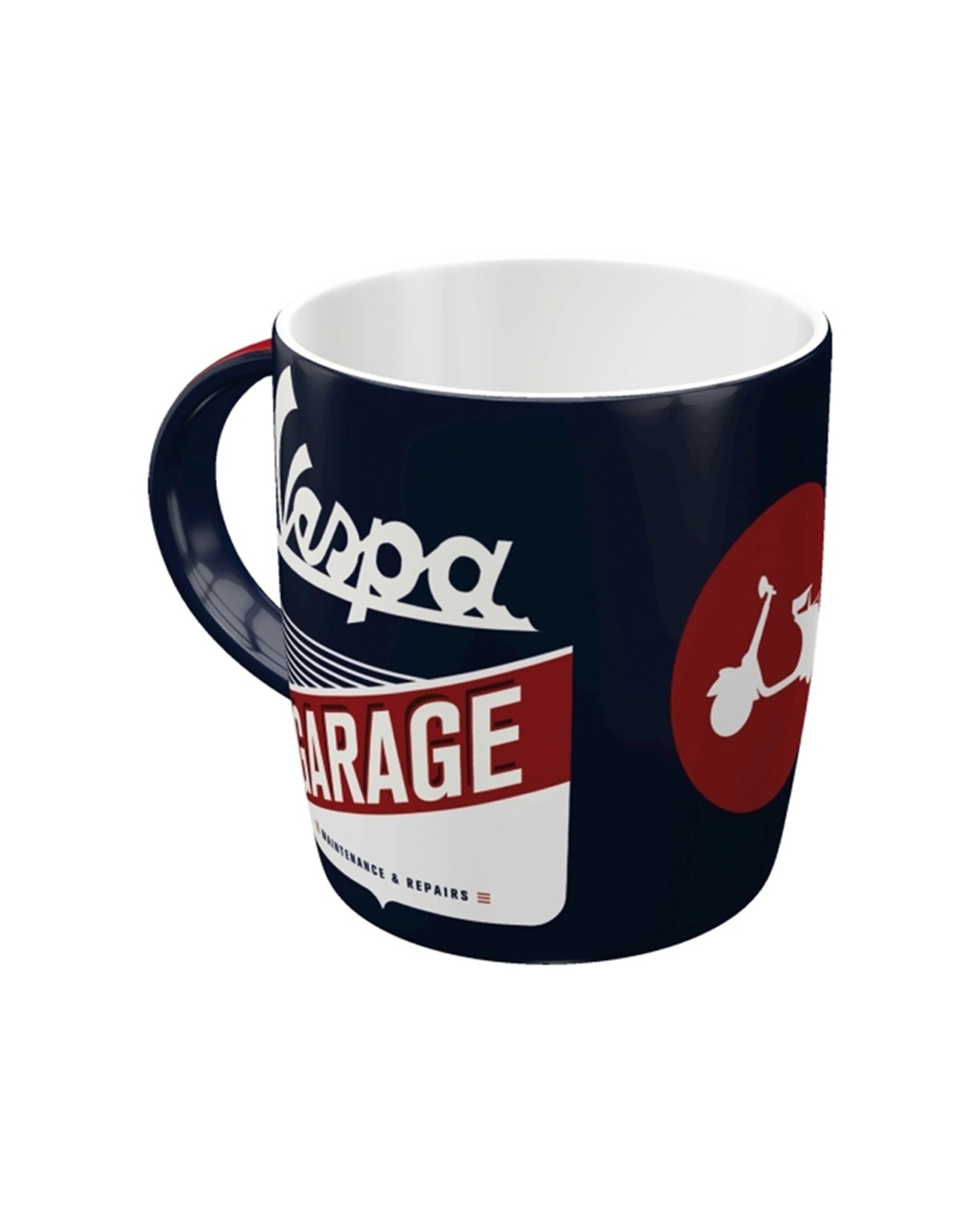 2 Nostalgic-Art 4PK Ceramic Mug 330ml Retro Design - Vespa Garage, 2 of 5