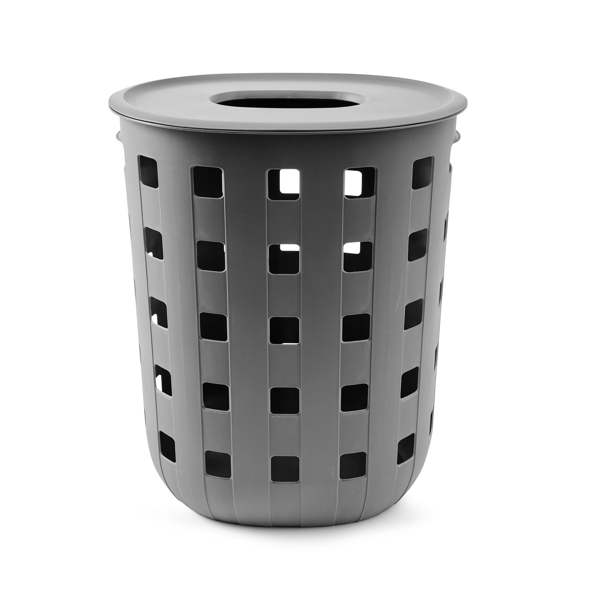 5 80L Trellis Laundry Hamper - Charcoal, 5 of 7