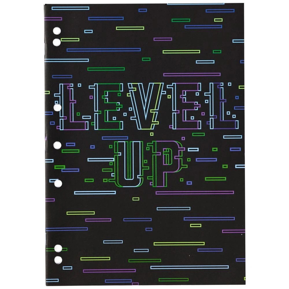 6 Studymate A4 Recycled Binder Books Geometric 5 Pack, 6 of 8