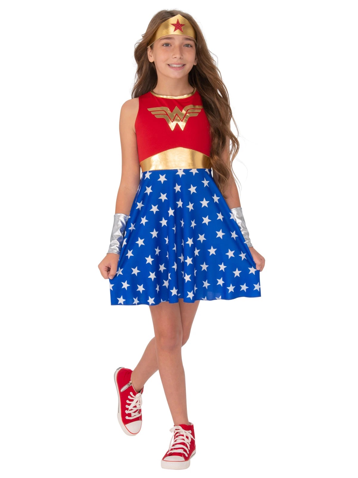 1 DC Comics Wonder Woman Child Costume - Ages 4-6, 1 of 5