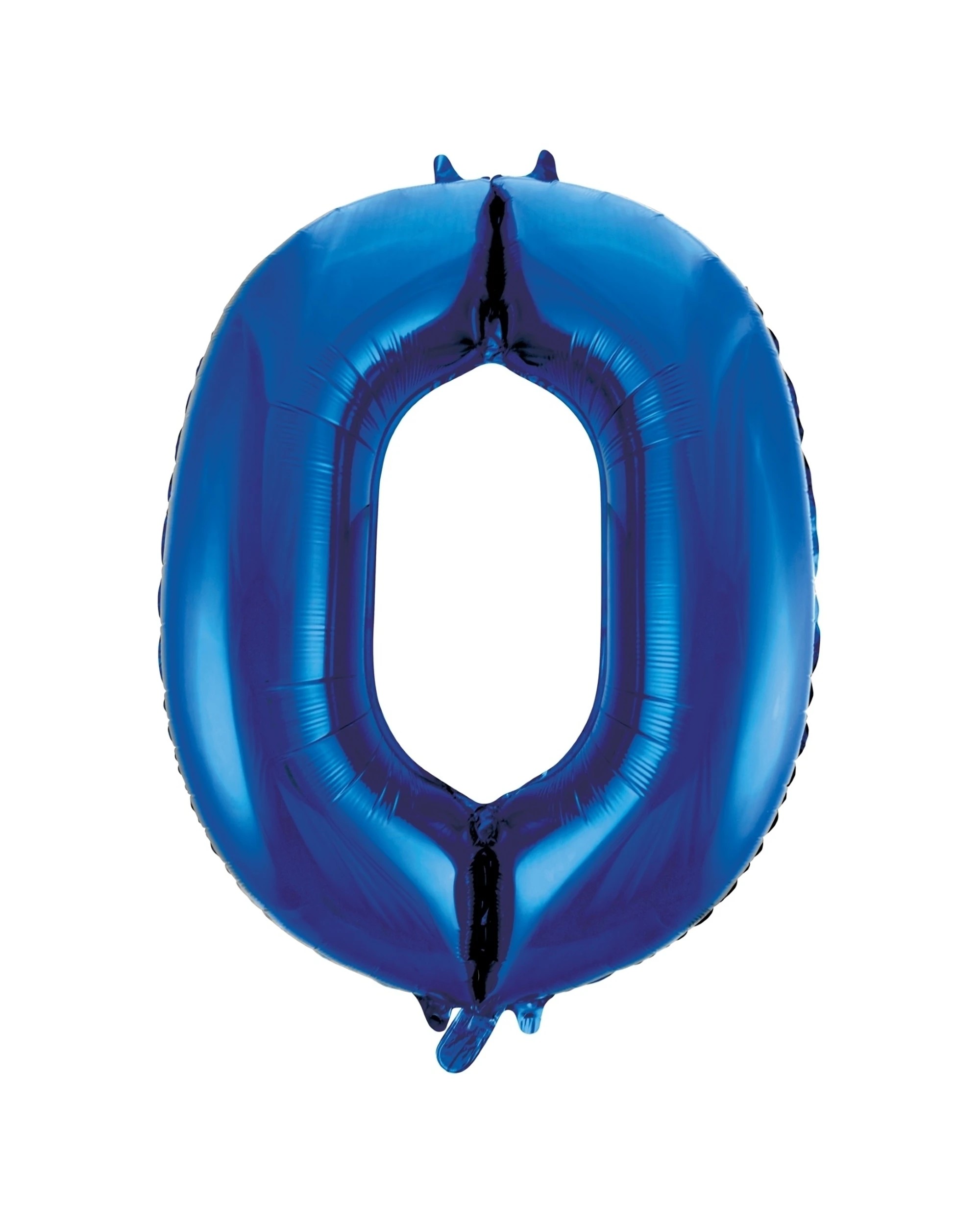 1 Unique Foil 0 Balloon 86cm - Blue, 1 of 1