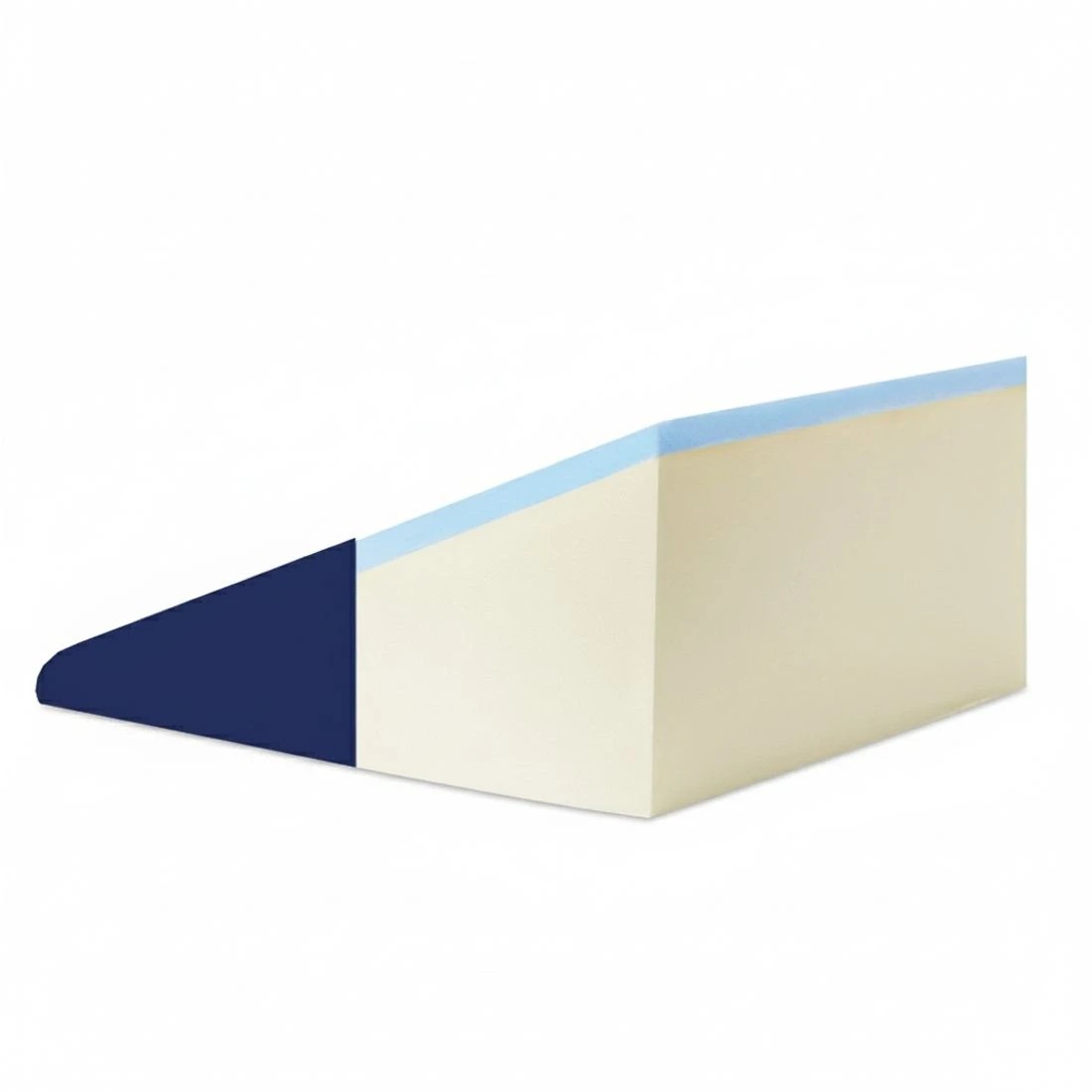 4 Giselle Bedding Wedge Pillow  Twin Pack - Blue, 4 of 6