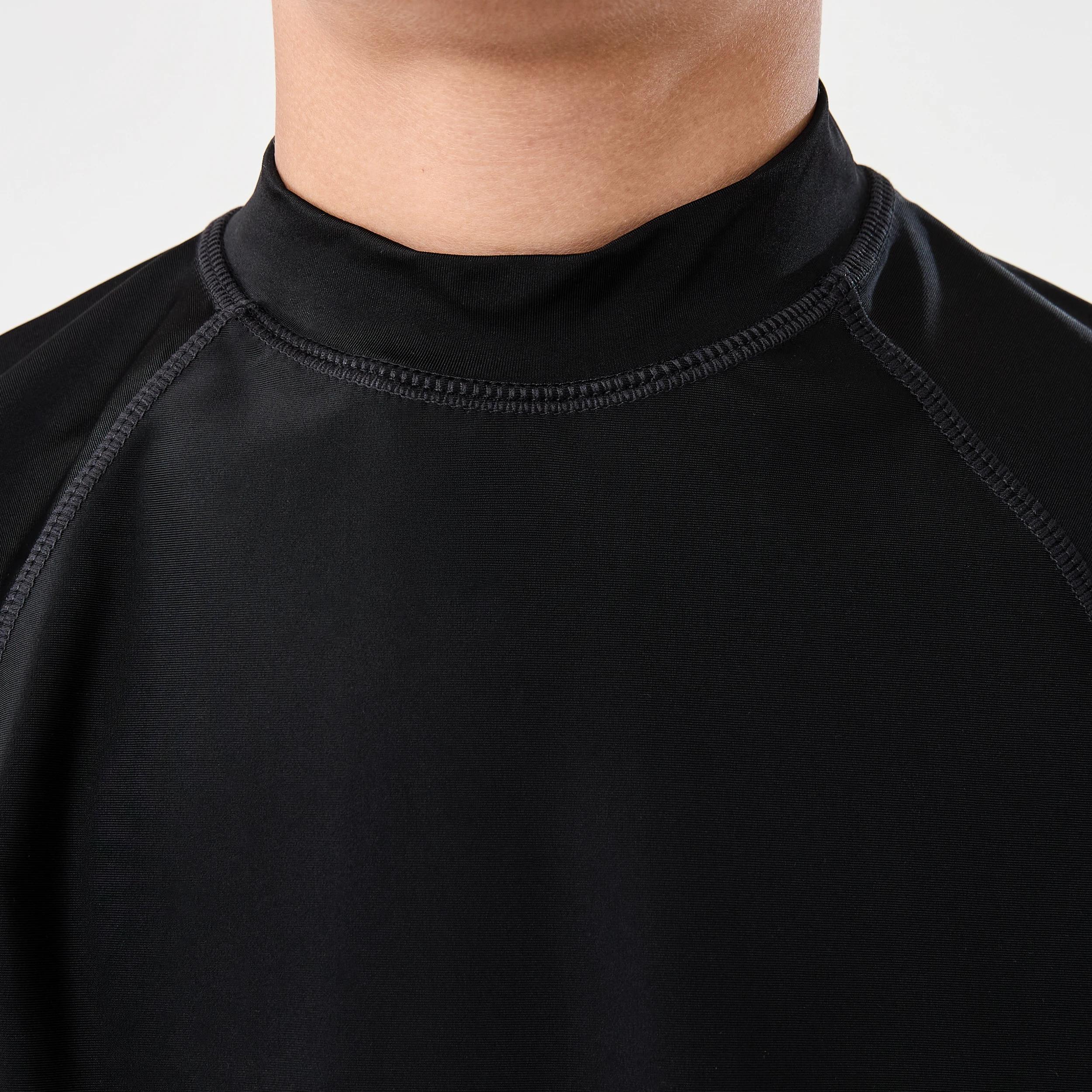 4 Short Sleeve Basic Rash Vest BLACK, 4 of 6