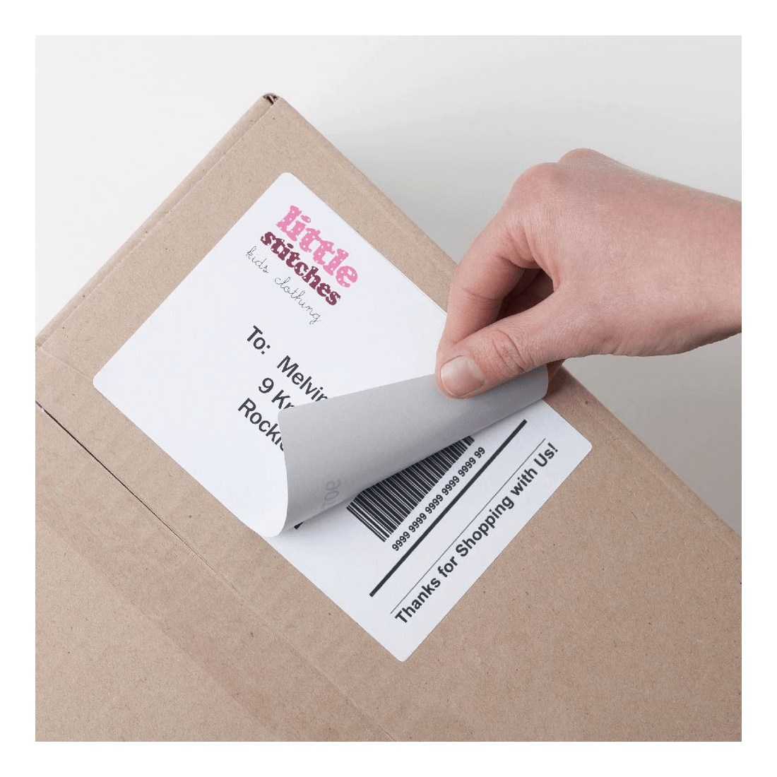 5 Avery 1UP Inkjet Laser A6 Shipping Labels 25 Sheets, 5 of 7