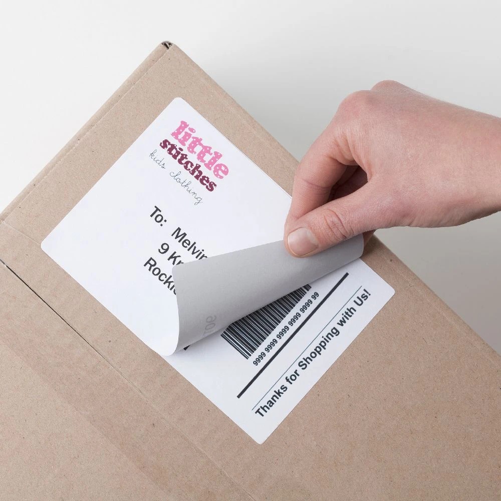 5 Avery 1UP Inkjet Laser A6 Shipping Labels 25 Sheets, 5 of 7