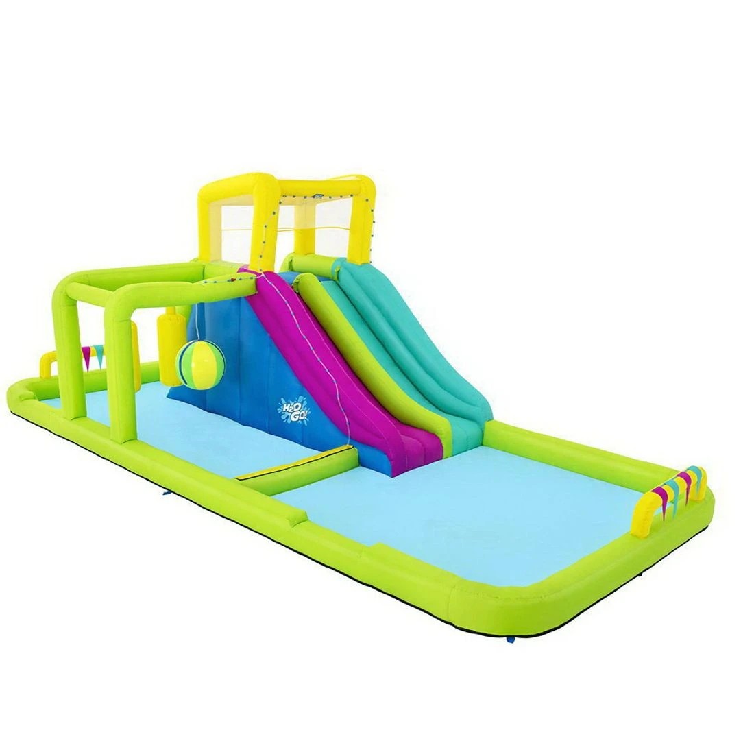 1 Bestway Water Slide 710x310x265cm Kids Play Park Inflatable Swimming Pool - Multi, 1 of 7