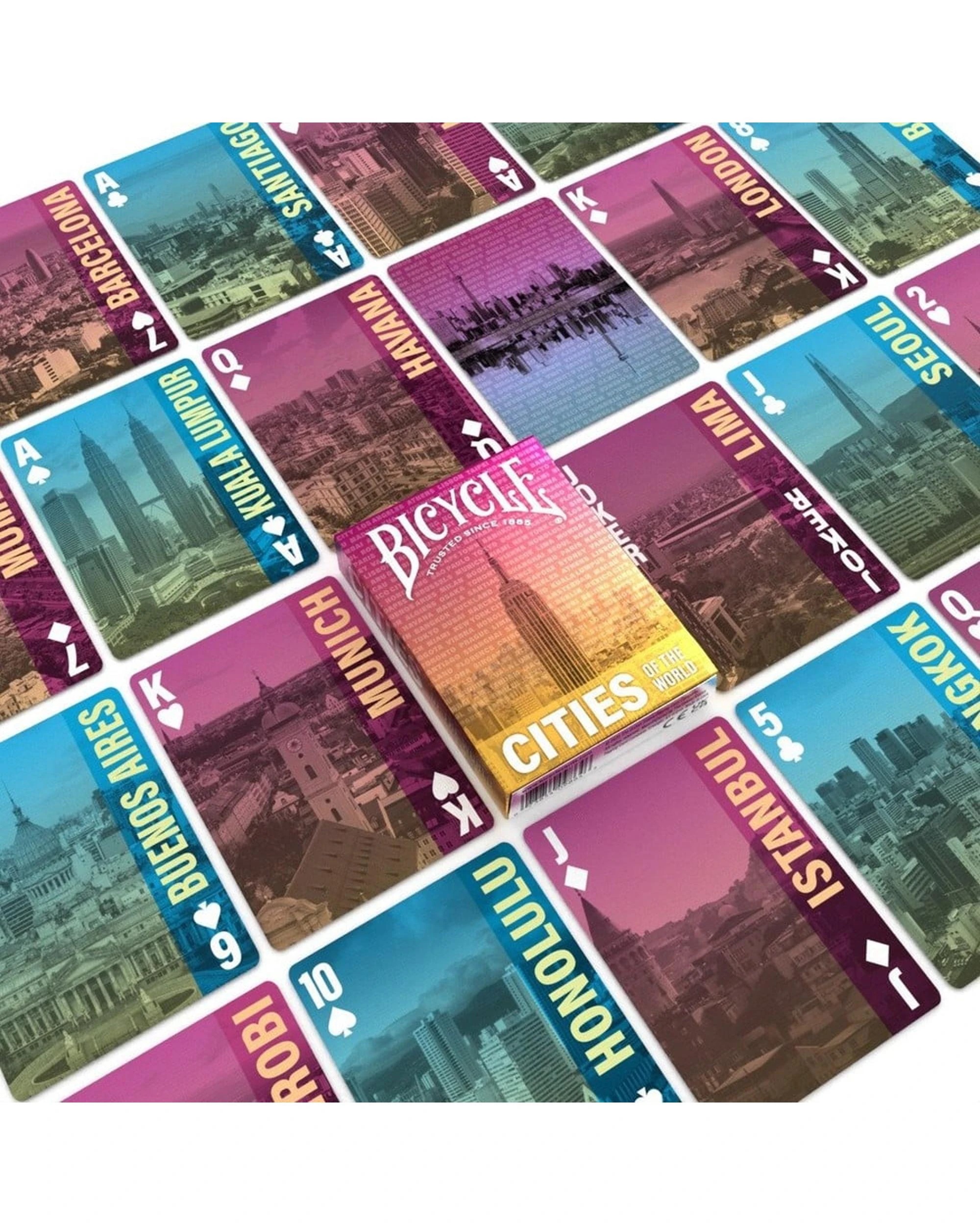 3 Bicycle Cities of the World Playing Cards, 3 of 4