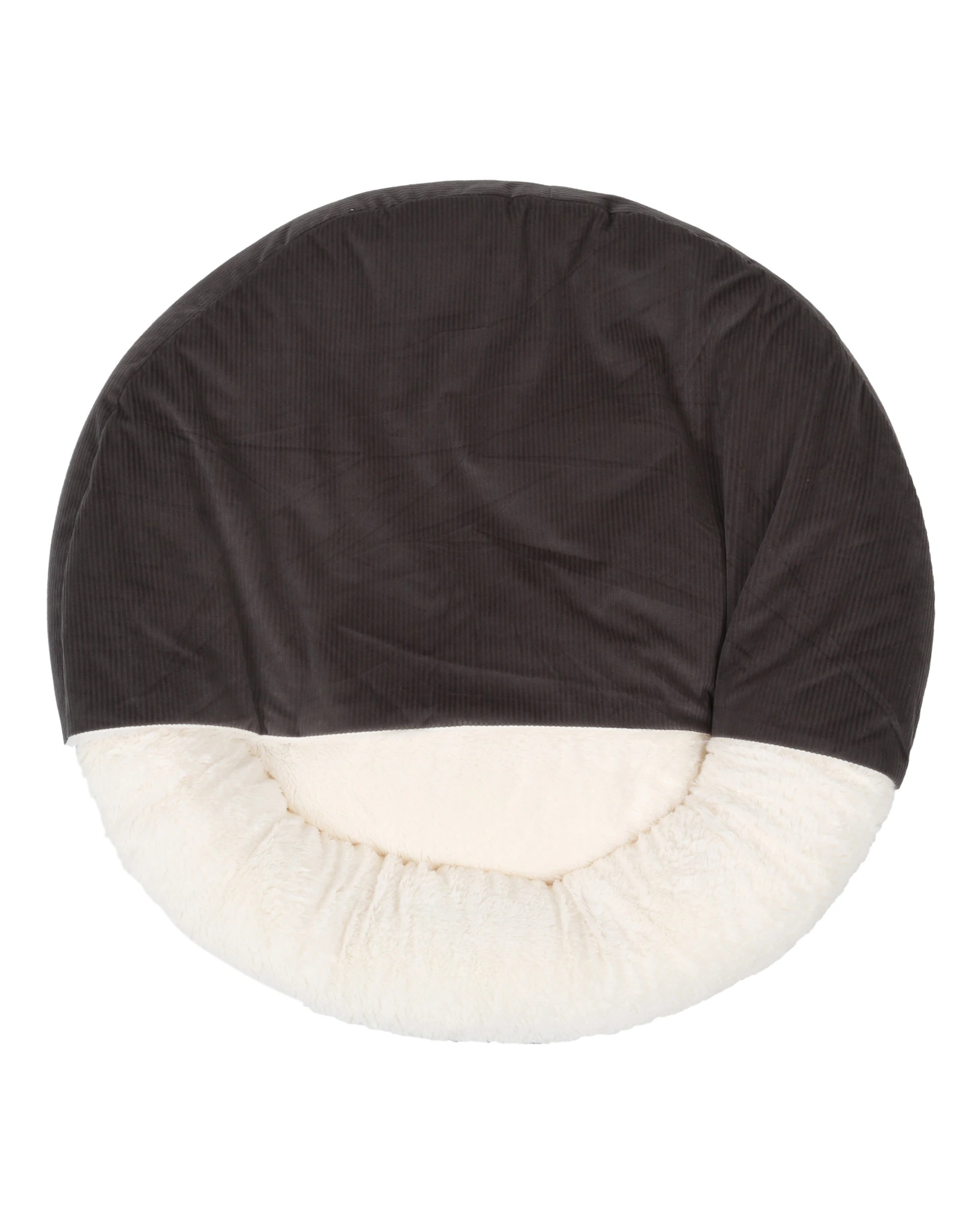 4 Charlie's Snookie Hooded Corduroy Calming Dog Bed Medium - Charcoal, 4 of 9